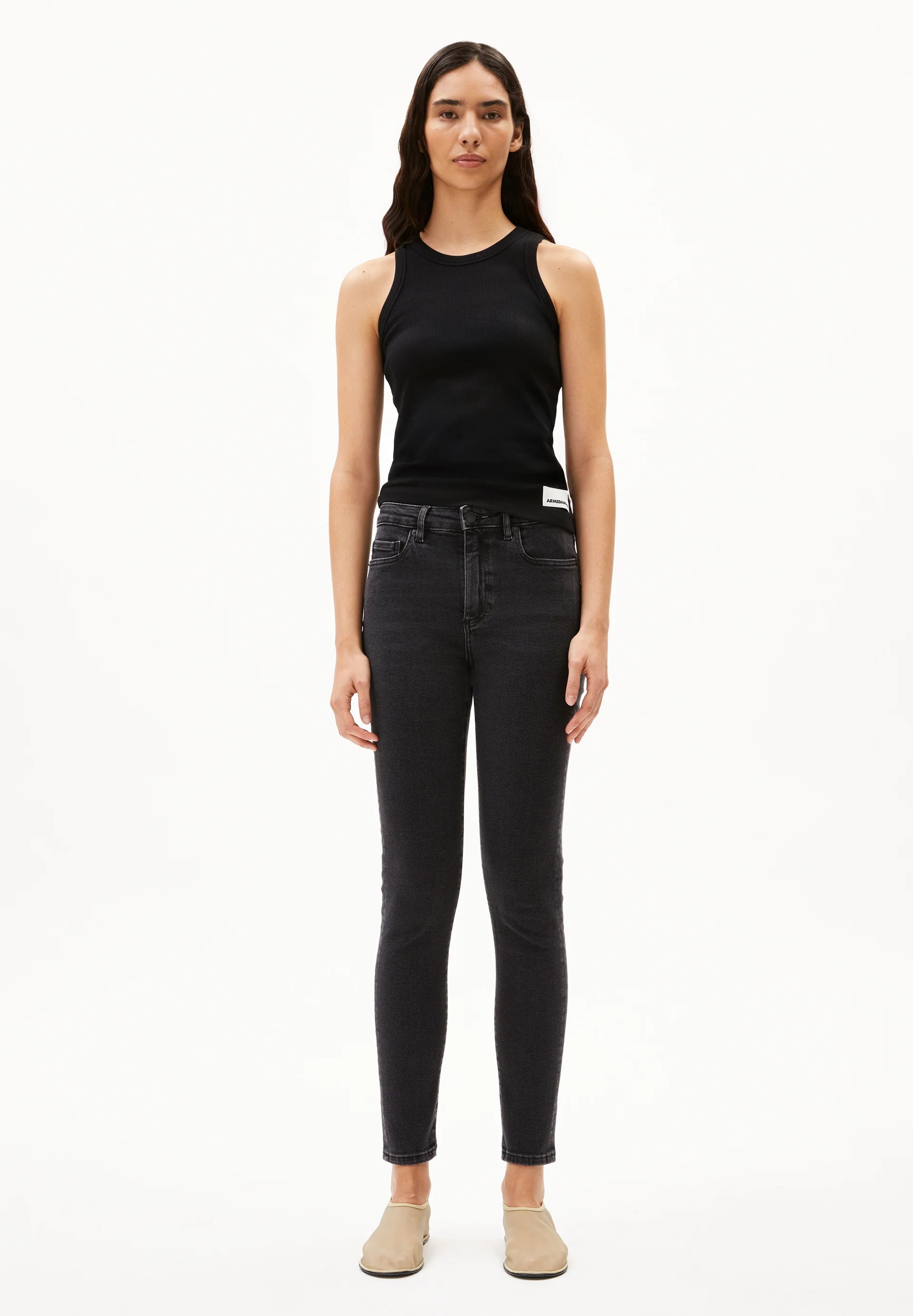 TILLAA Skinny Jeans Mid Waist Organic Cotton Mix X-Stretch