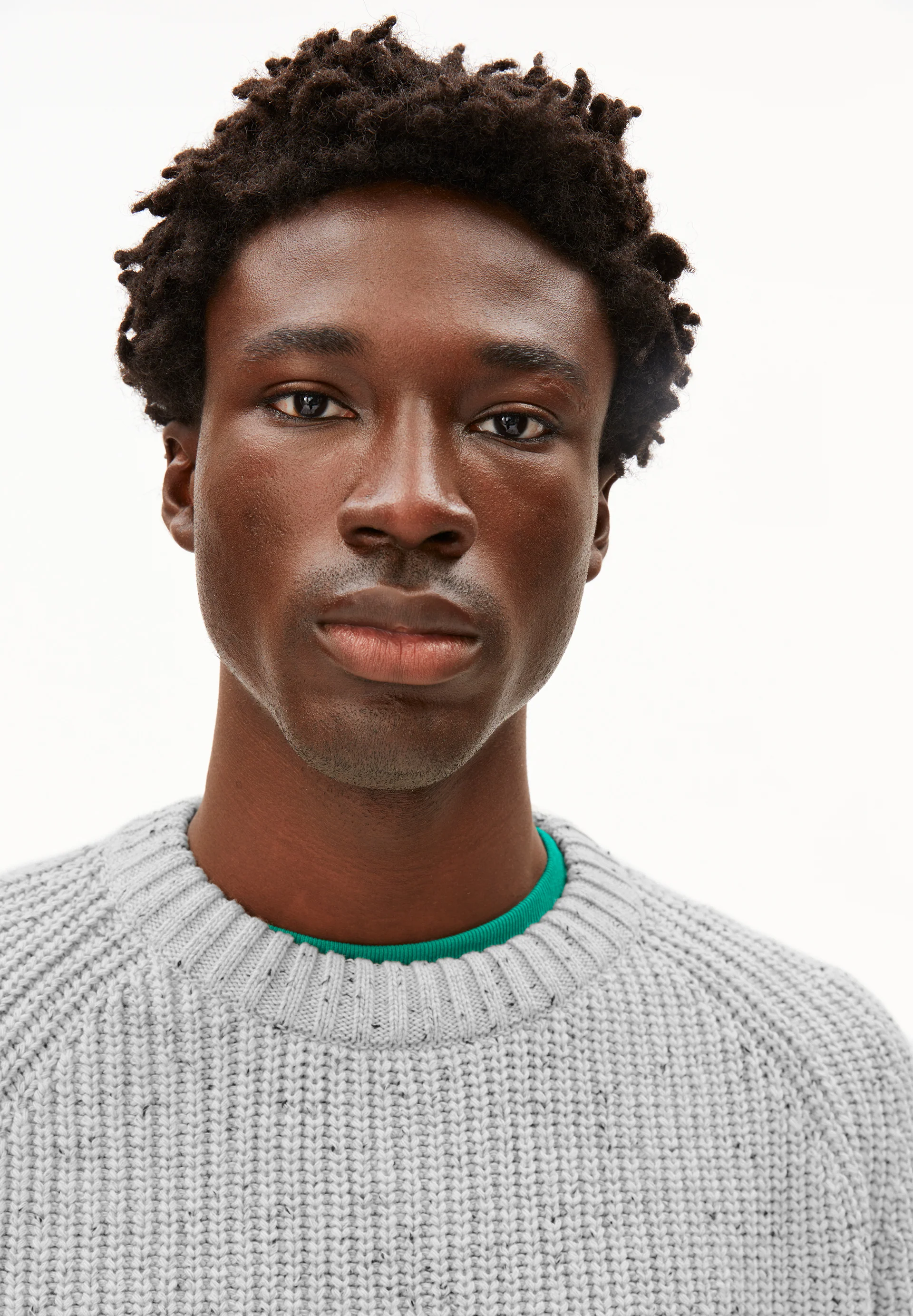 KIAANO TWEED Sweater made of recycled Organic Wool Mix