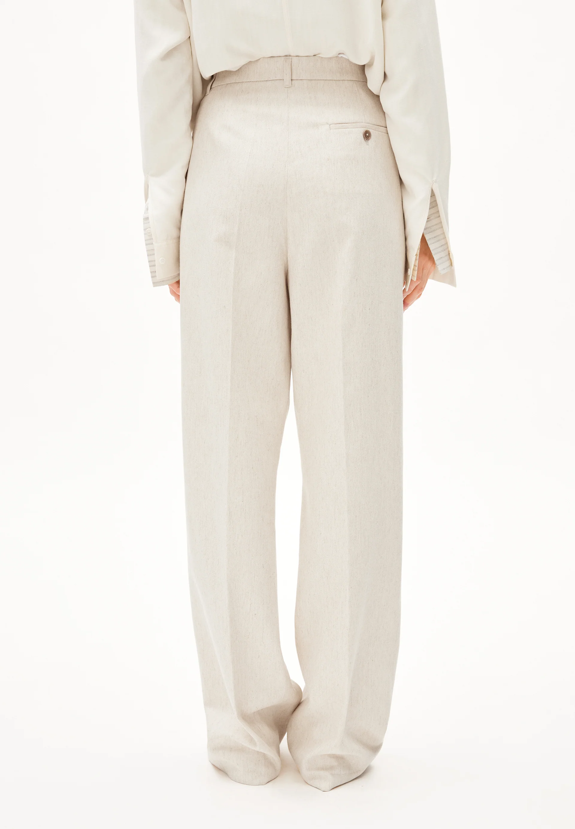 JUMAA STRAIGHT LINO Woven Pants made of Linen-Mix