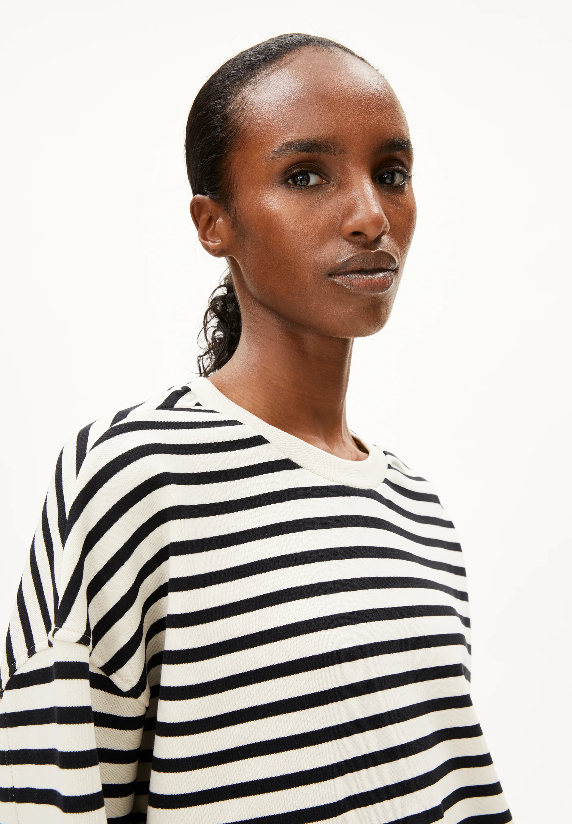 FRANKAA MAARLEN STRIPE Sweatshirt from organic cotton