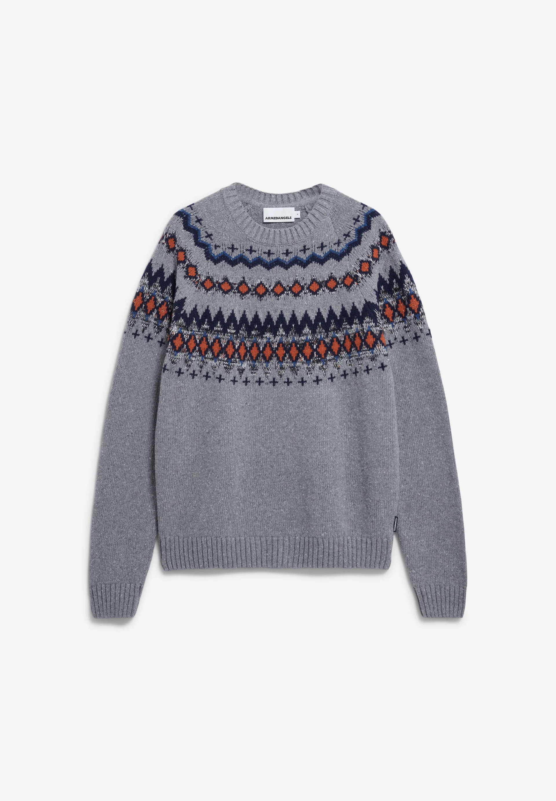 KAALLA FAIR ISLE Sweater made of recycled Organic Wool Mix