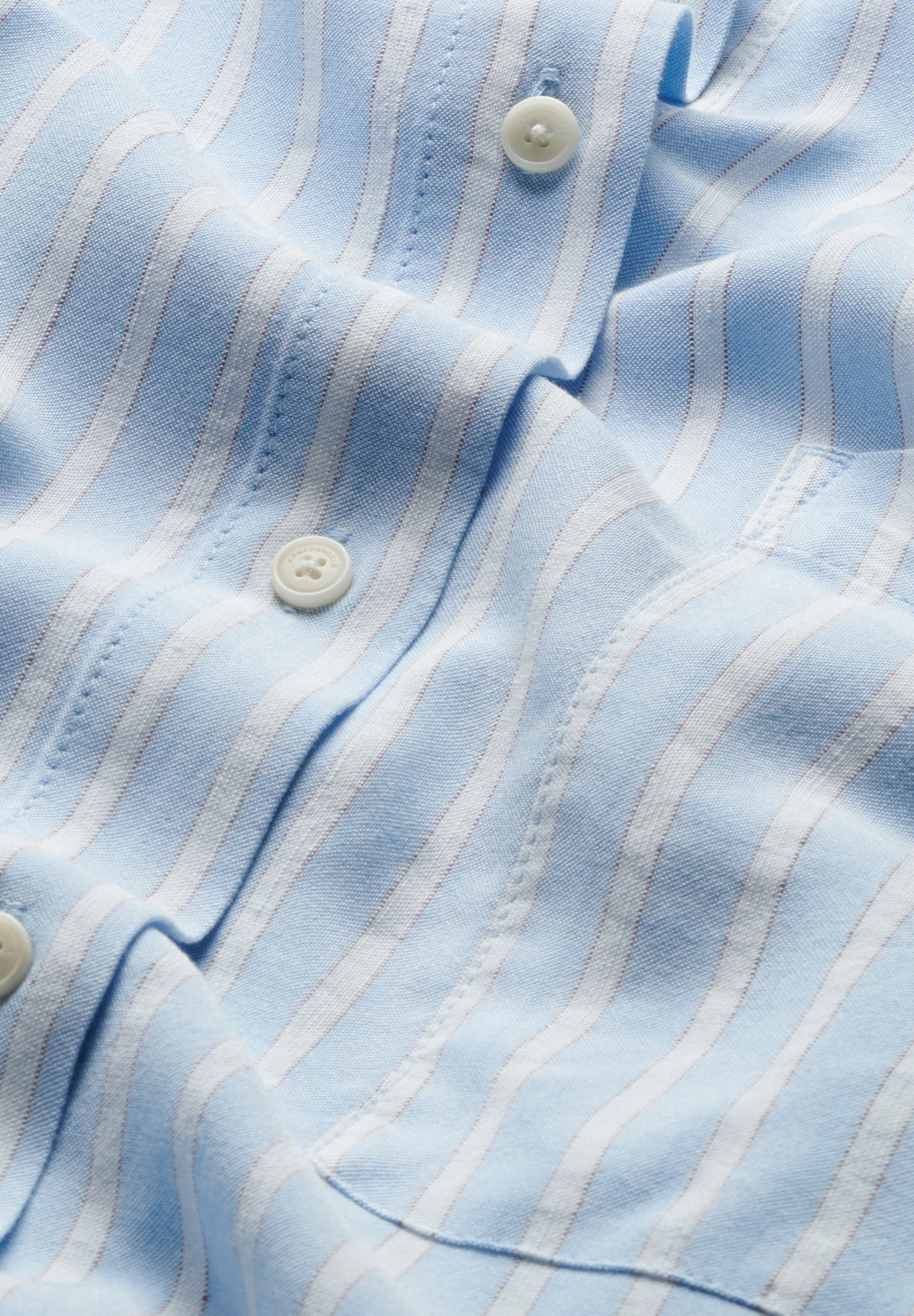 MAALGAA LINO STRIPED Blouse made of Linen-Mix