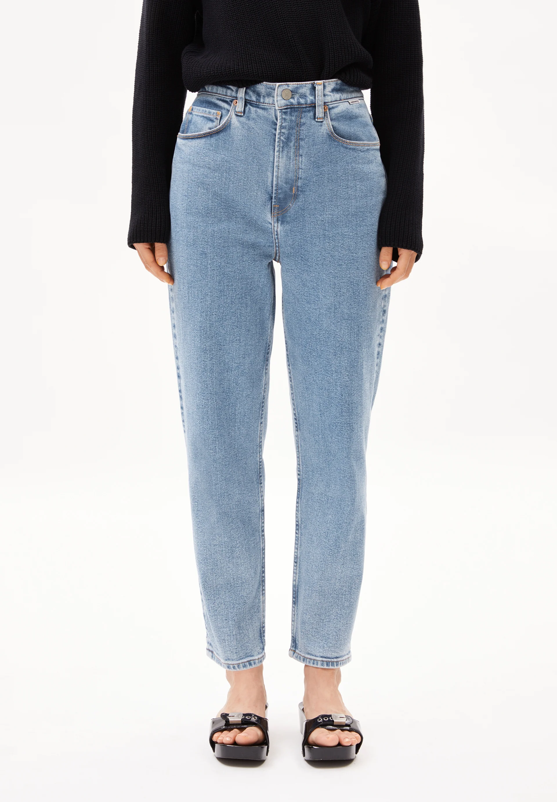 MAIRAA Mom Jeans recycled Cotton Mix Comfort Stretch