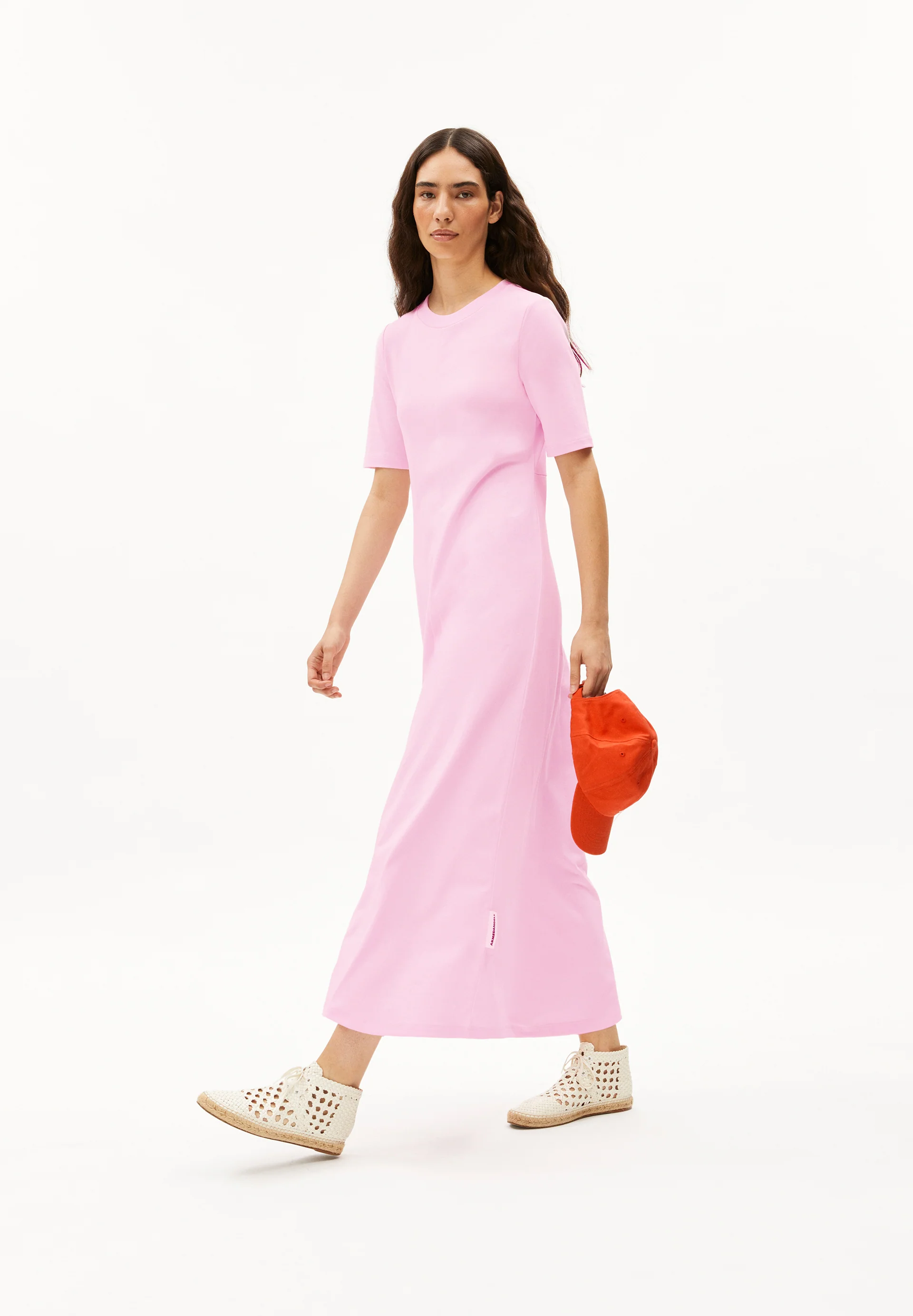 LUANAA LITAA Heavyweight Jersey Dress made of recycled Cotton Mix