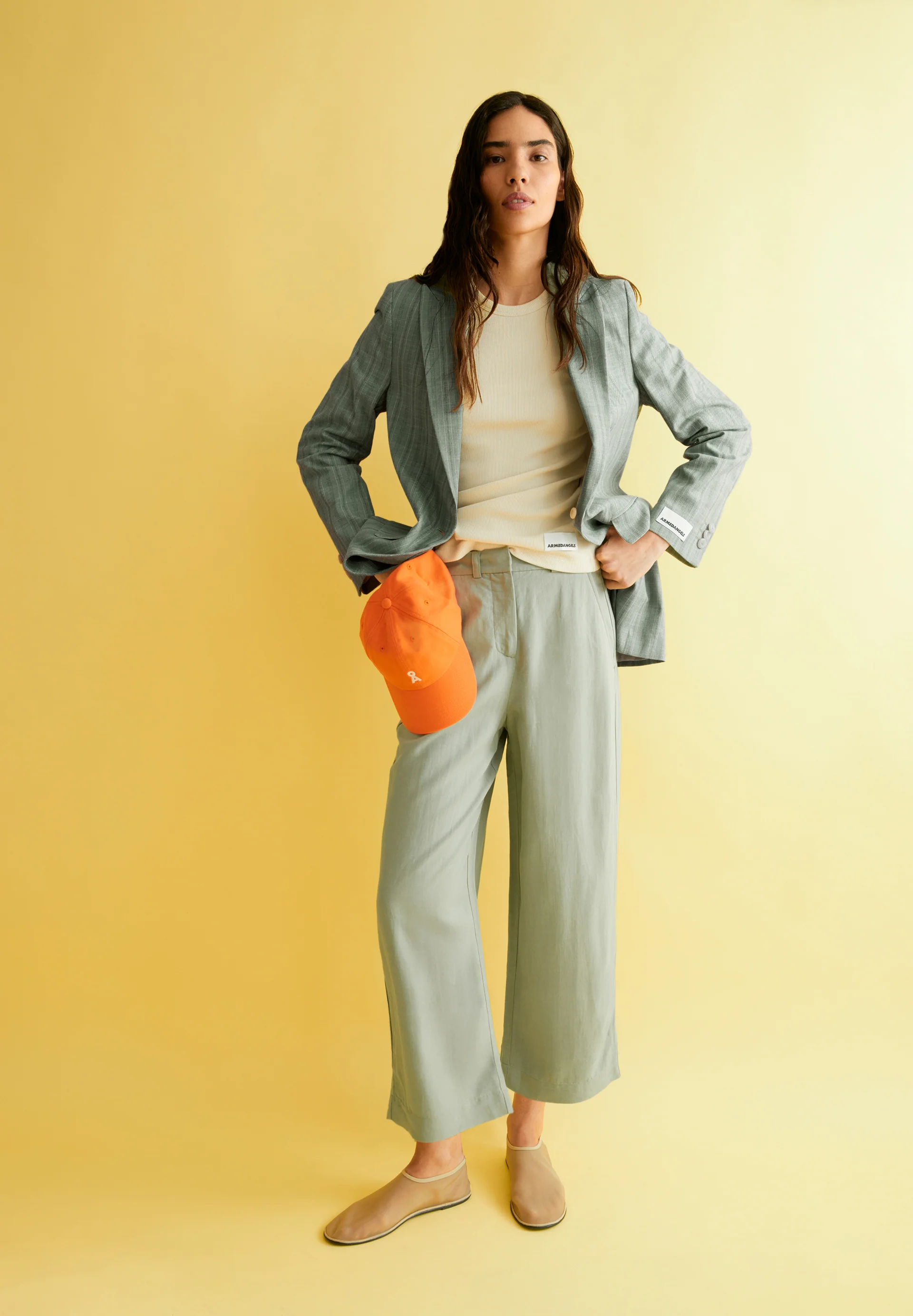 CAARUNUS LINO PANT Woven Pants made of Linen-Mix