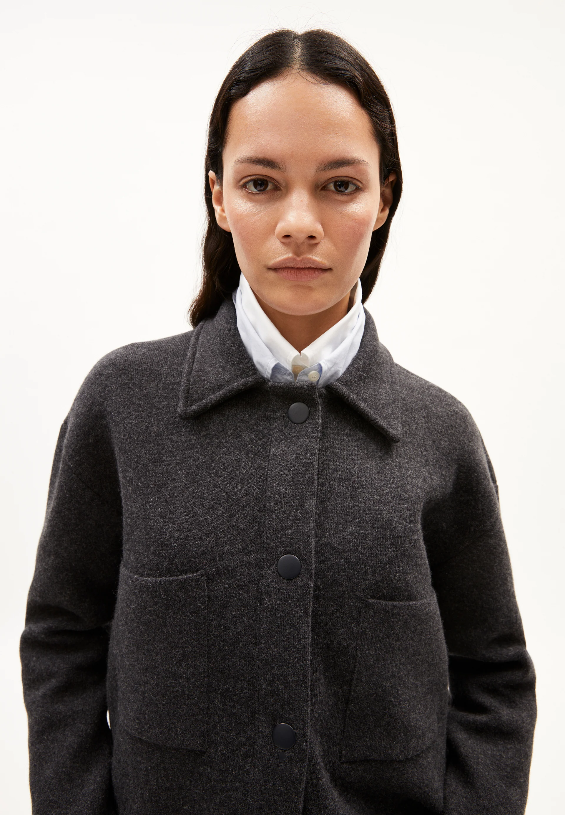 ALMARAA Cardigan made of Organic Wool Mix