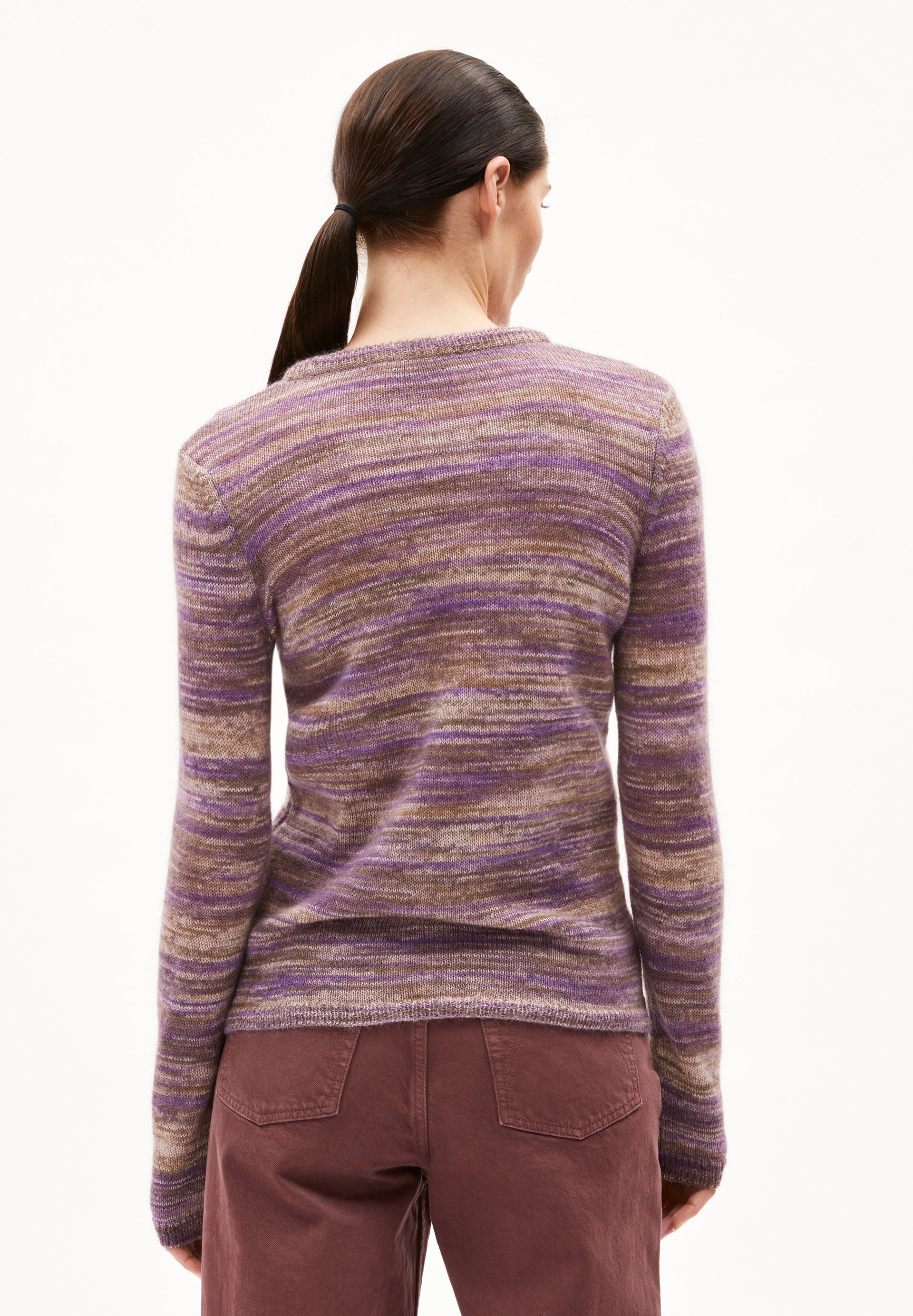 ROYAA STAMPATO Sweater made of Mohair Wool Mix