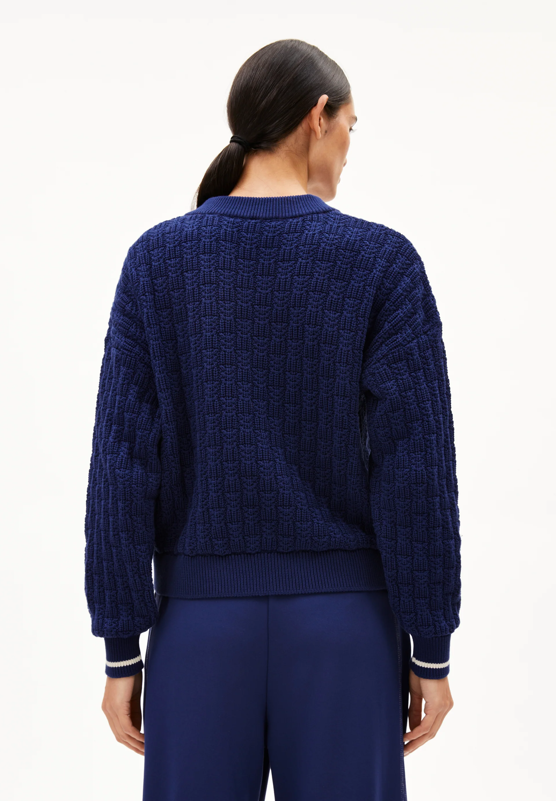 CAARLAS STRUCTURE Pullover from organic cotton