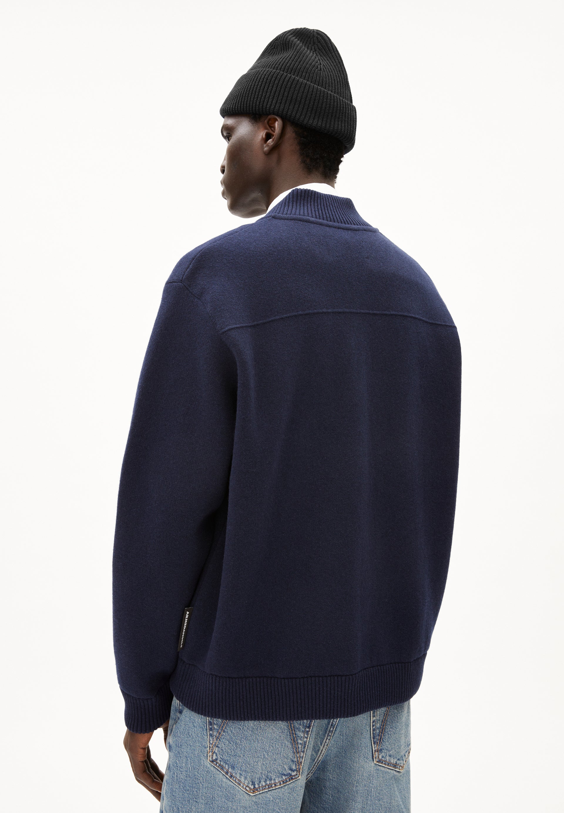 YAAKOV Cardigan Relaxed Fit made of Organic Wool Mix