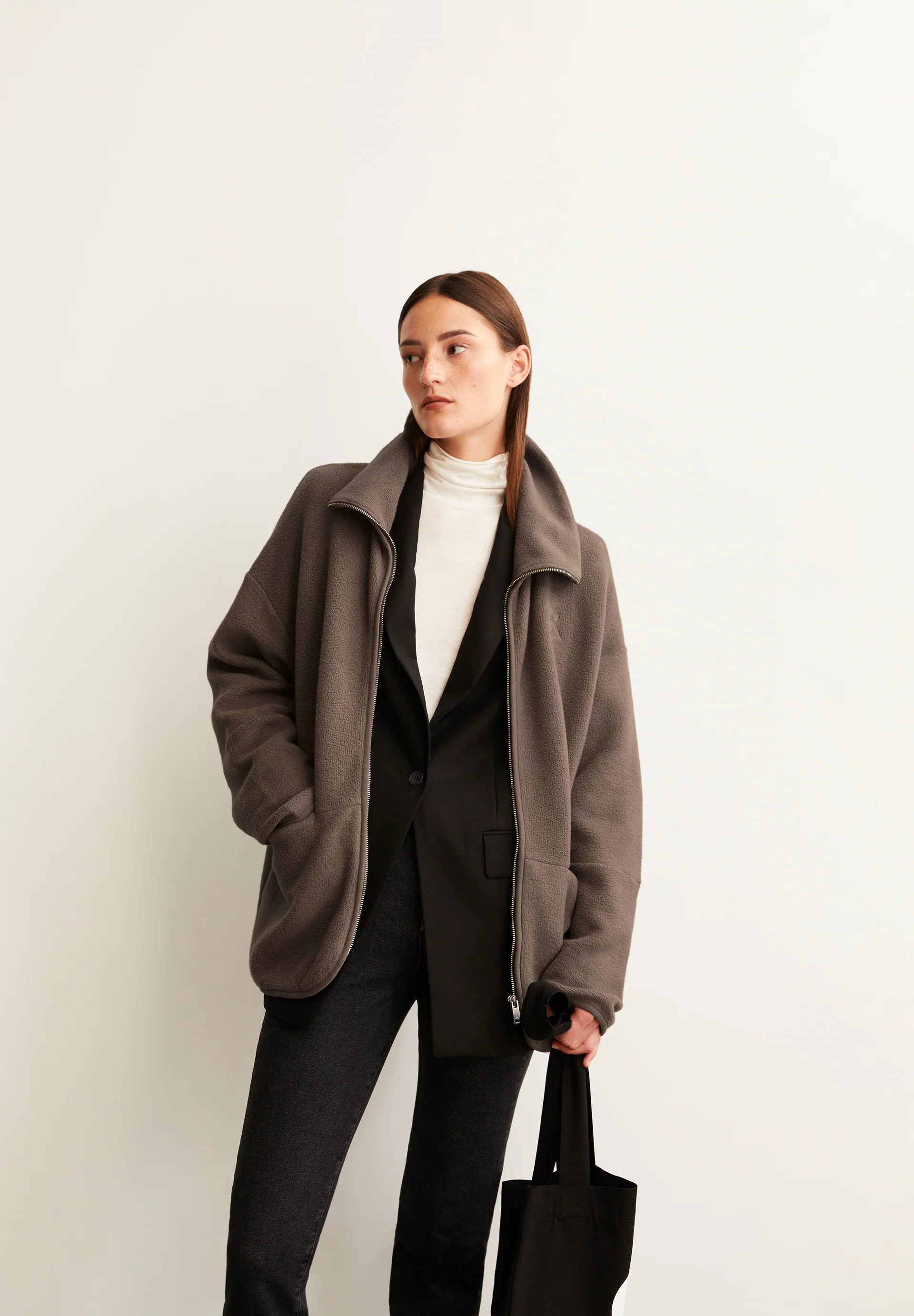 ANAAWIL Fleece Jacket made of Organic Cotton