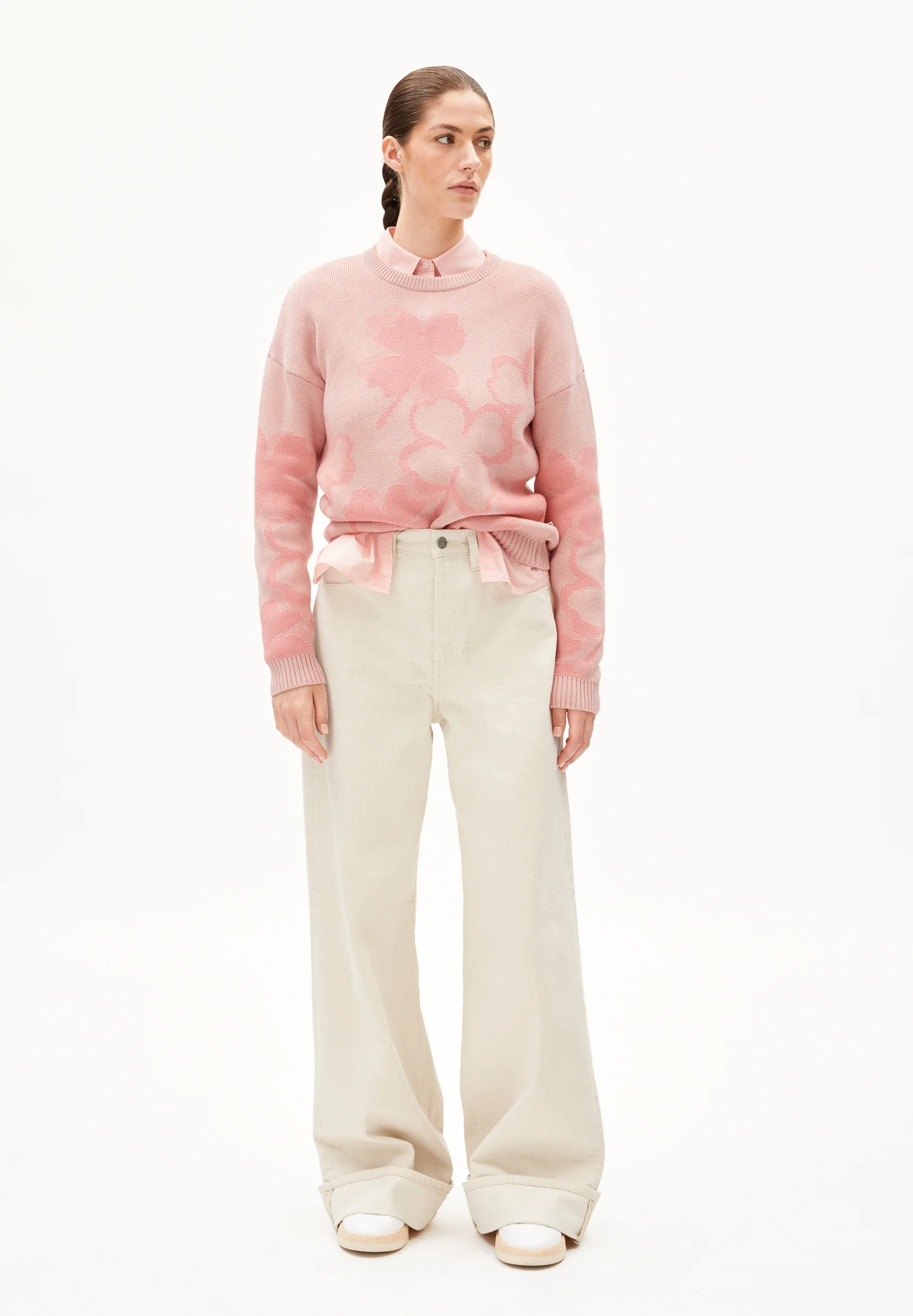OLESSYAA CLOVER Pullover from organic cotton