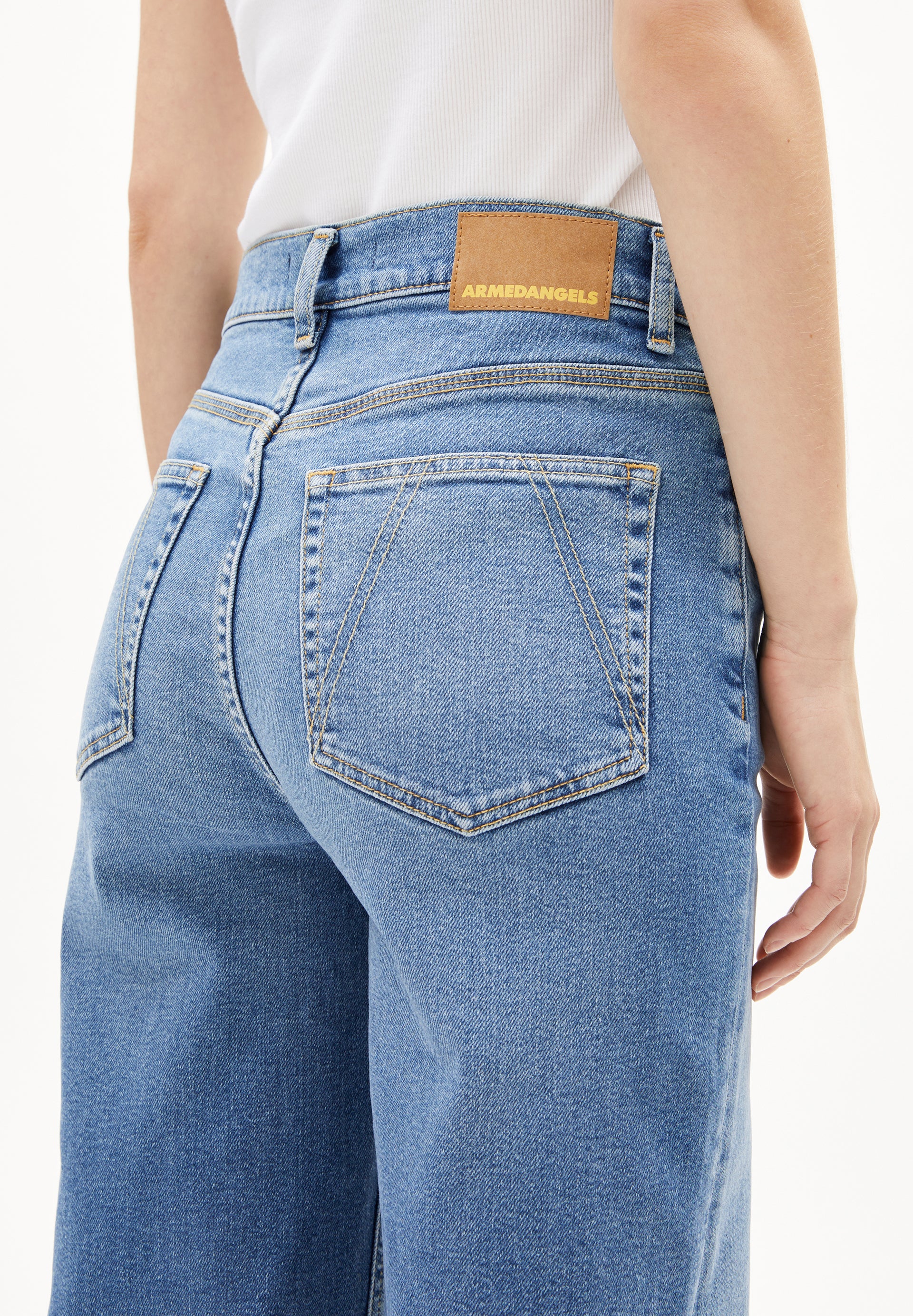 MURLIAA Wide Jeans recycled Cotton Mix Comfort Stretch