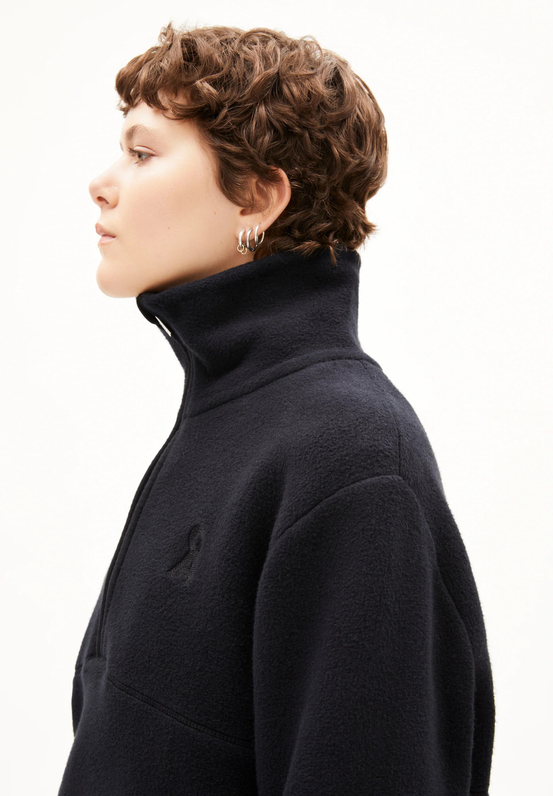 HAARLEENAA COTTON FLEECE Fleece-Sweatshirt made of Organic Cotton