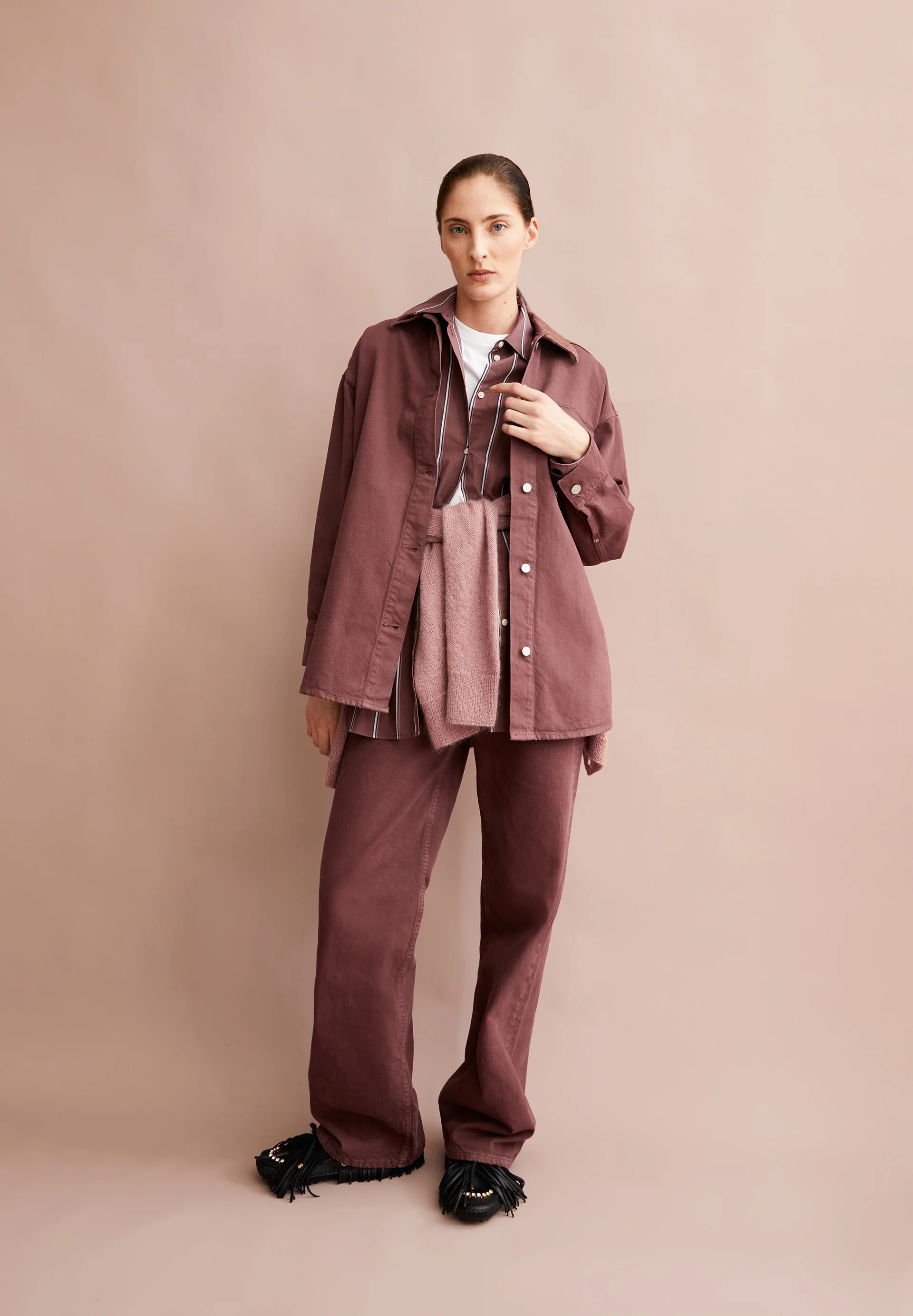TAARAH Denim shirt made of recycled Cotton