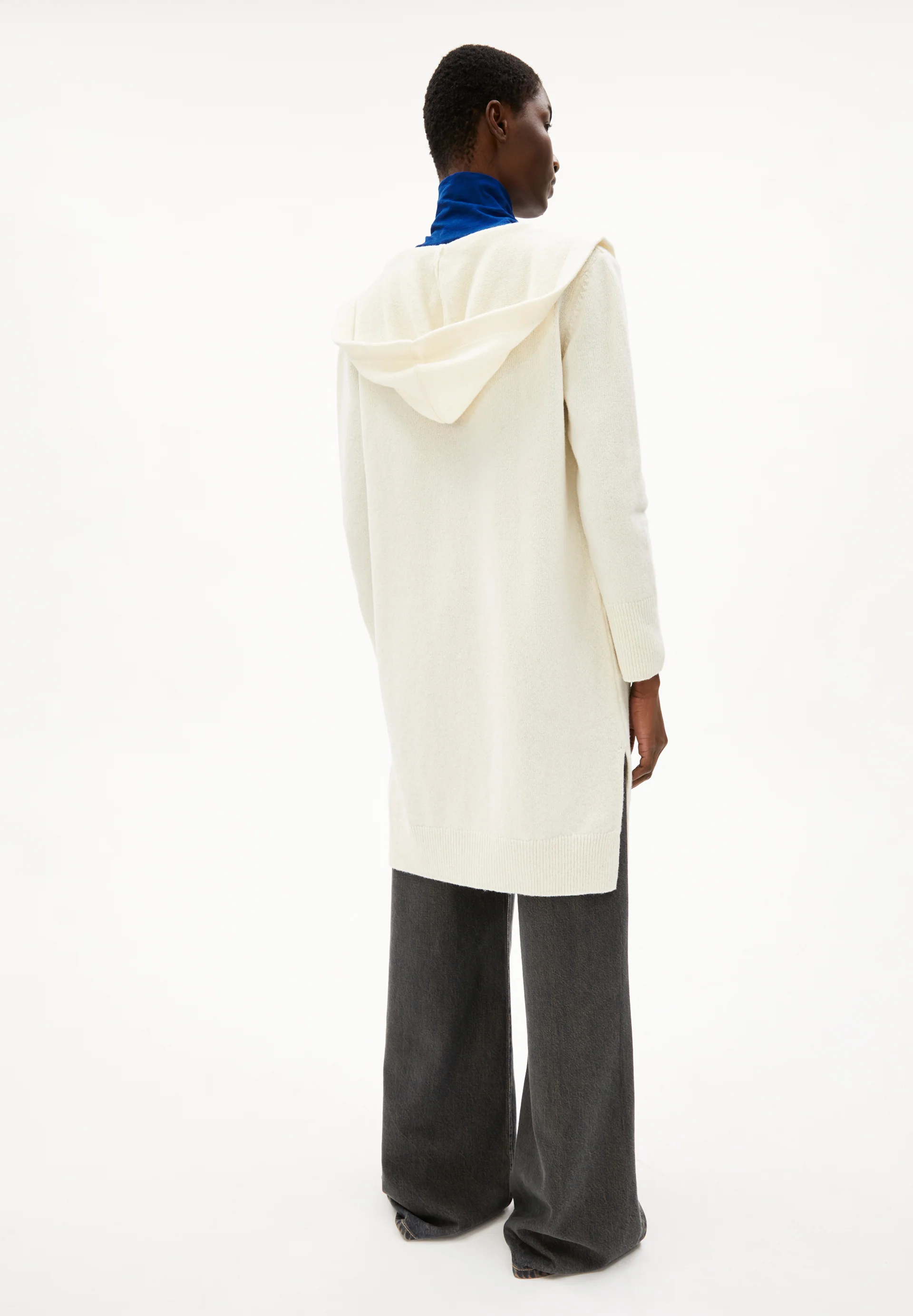 WANDAA Cardigan Relaxed Fit made of Organic Wool Mix