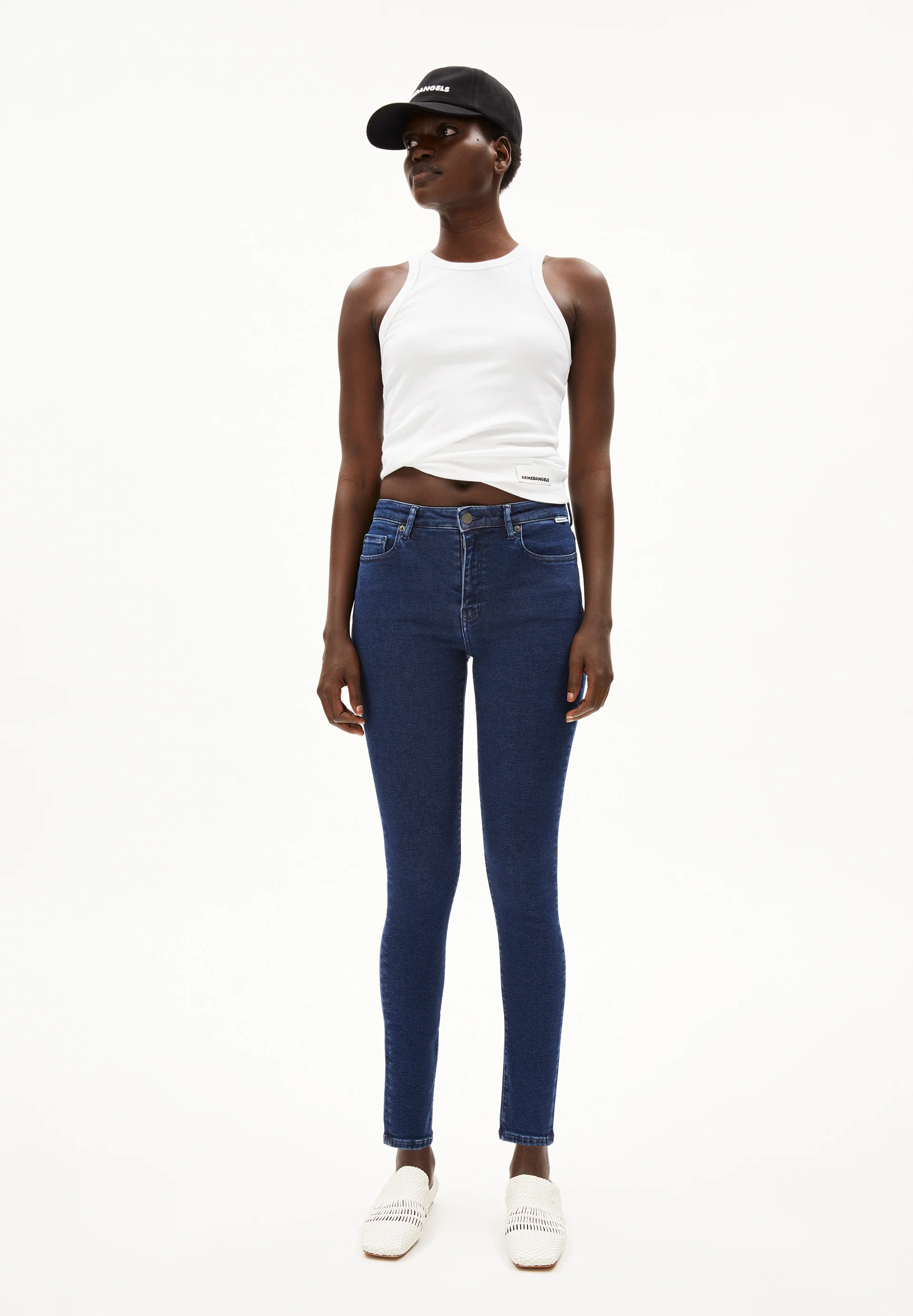TILLAA Skinny Jeans Mid Waist Organic Cotton Mix X-Stretch