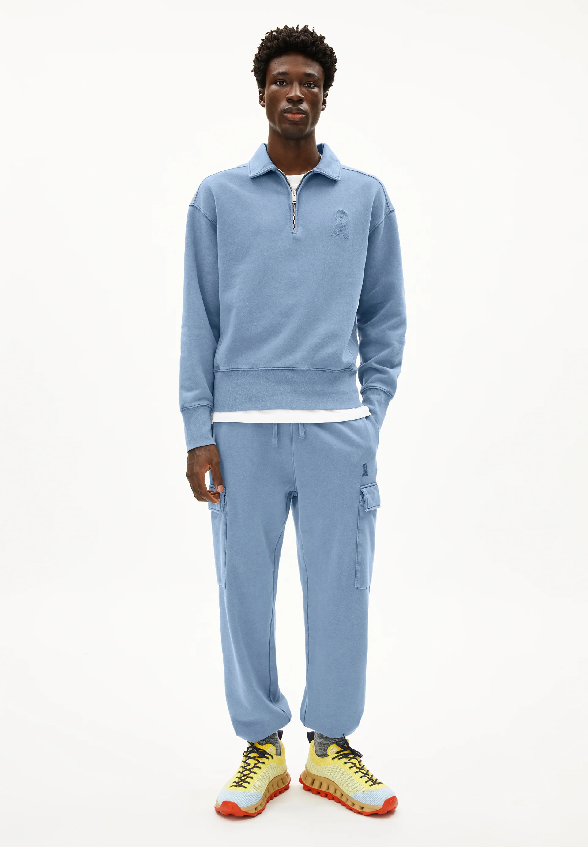 ICONIC Å GMT DYE ZIP TROYER Sweatshirts made from organic cotton