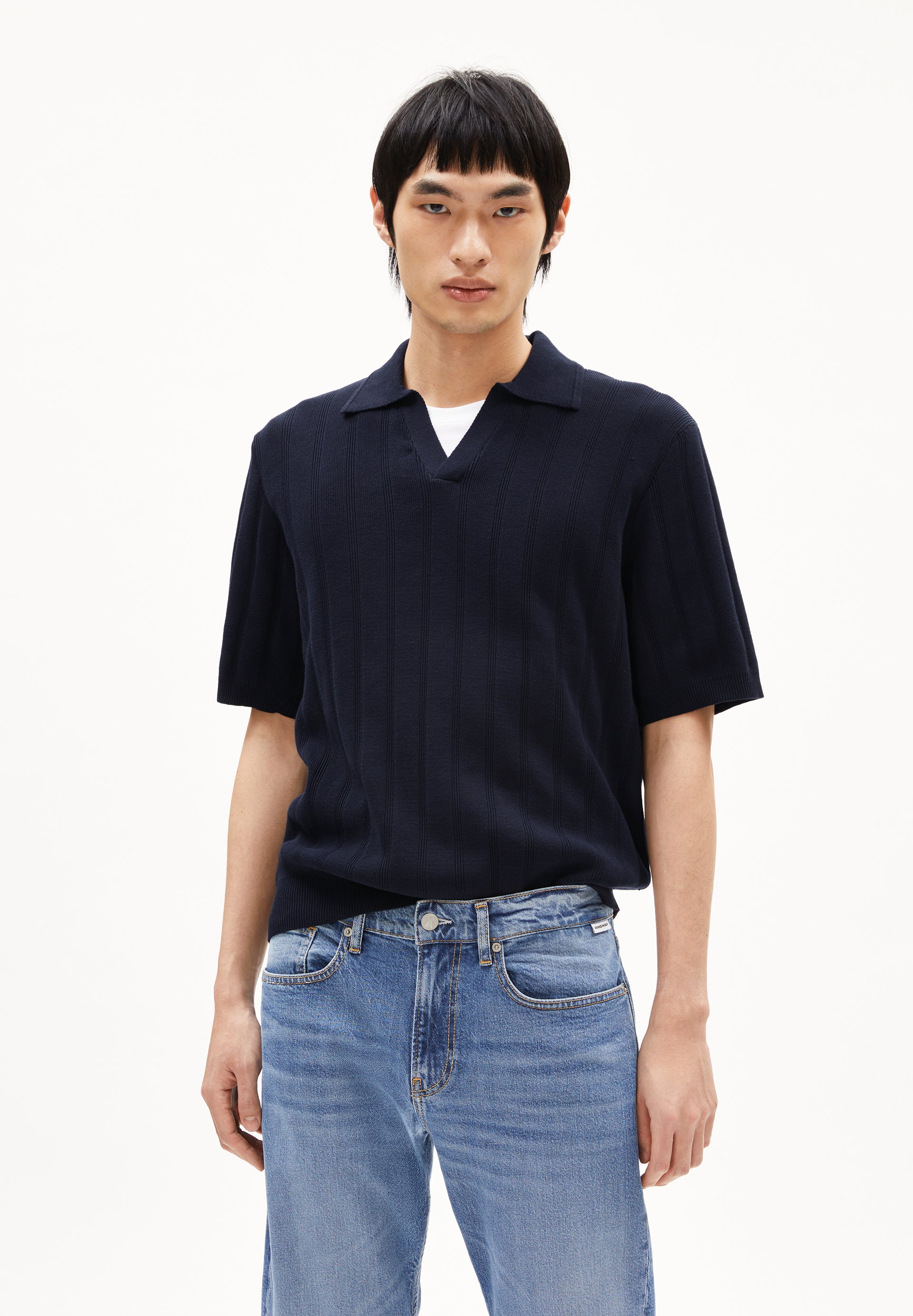 AARVEN Knit Shirt made of Organic Cotton