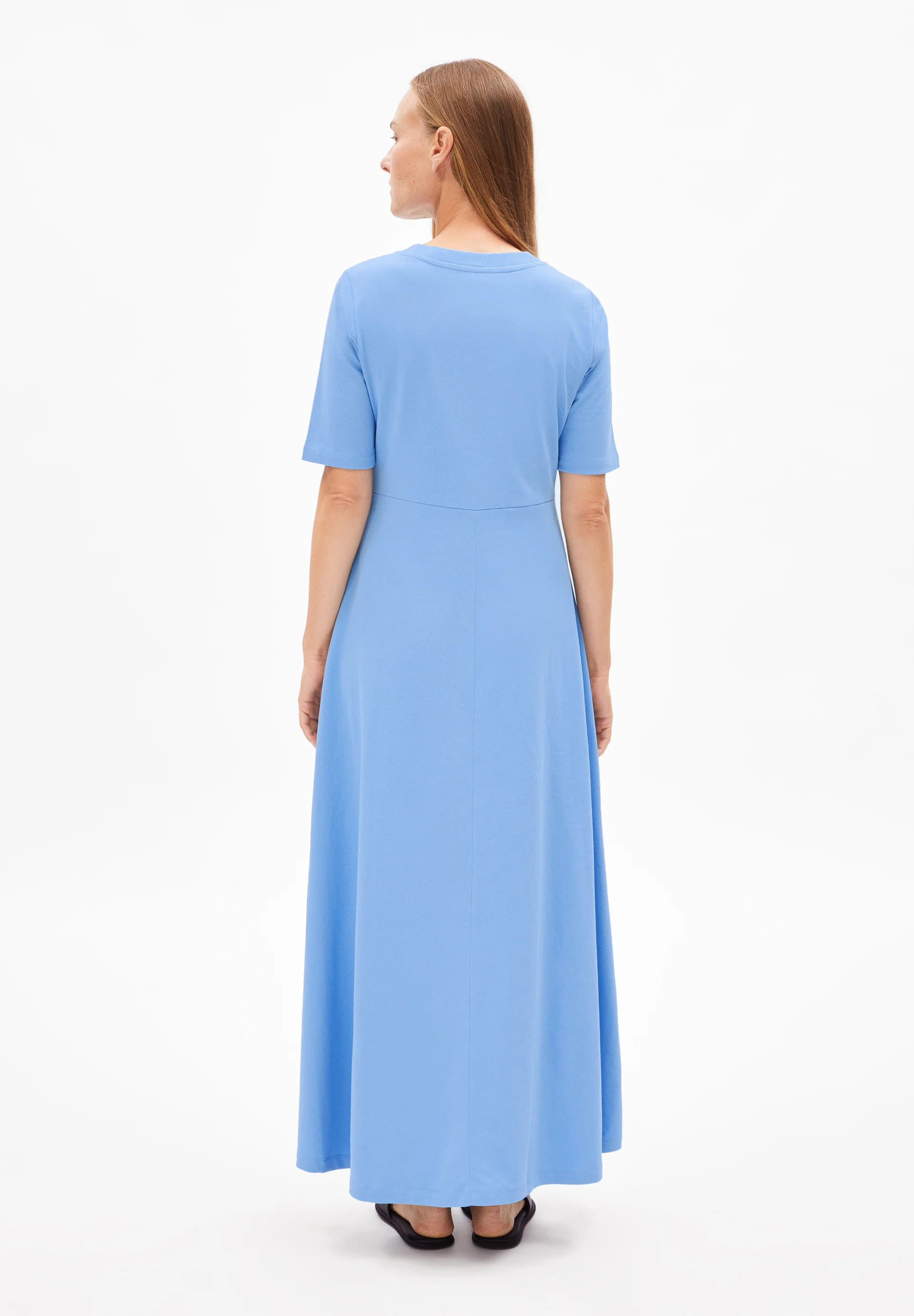 LUANAA LITAA Heavyweight Jersey Dress made of recycled Cotton Mix
