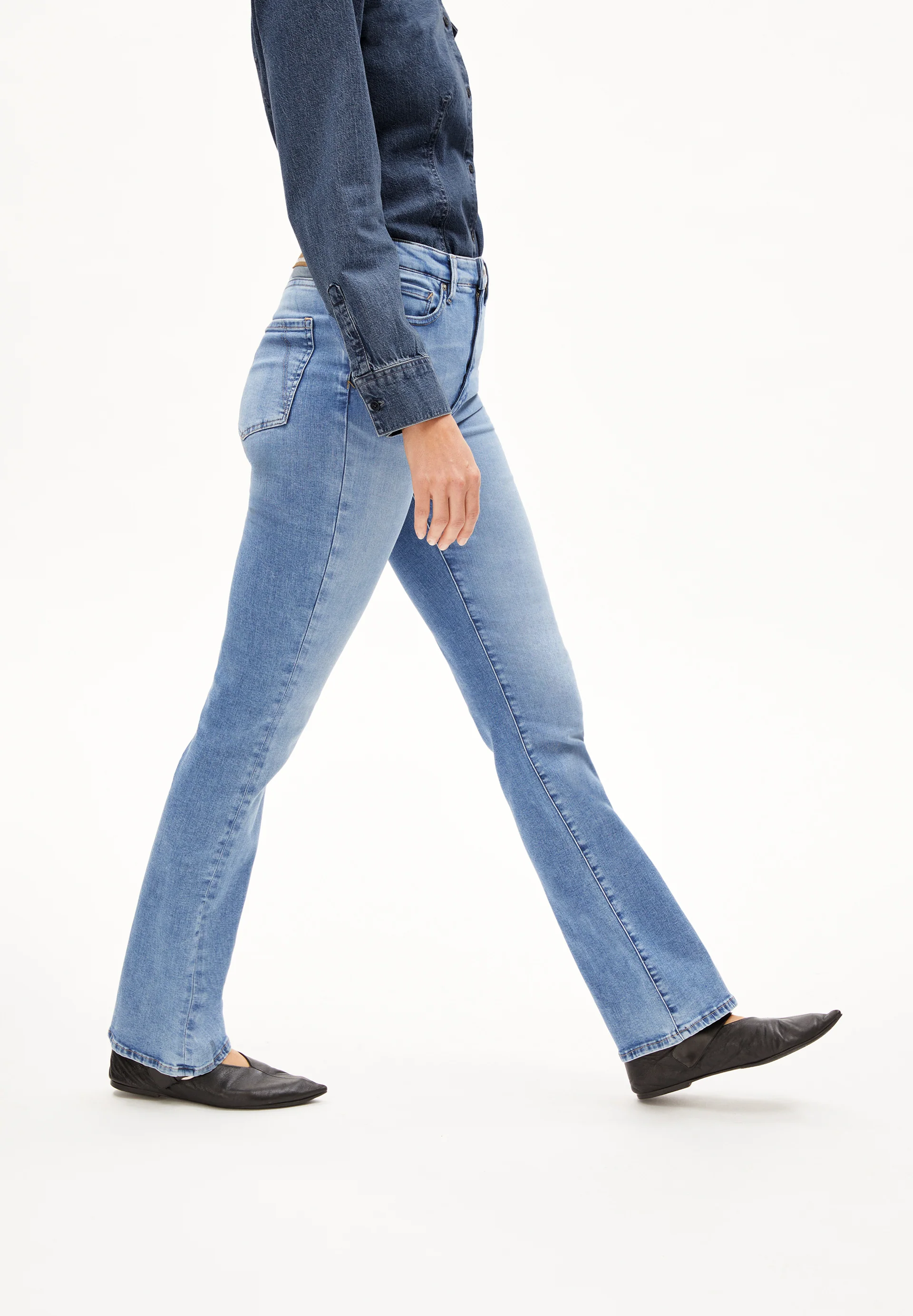 LINNAA Bootcut Jeans organic cotton mix X-Stretch