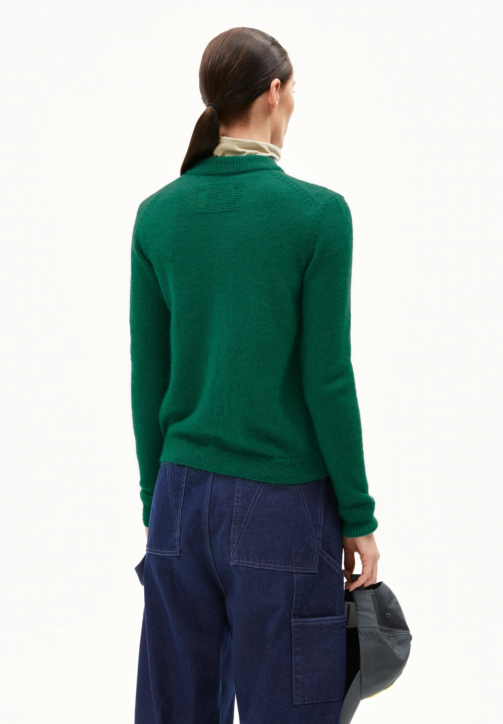 AMILDAA Cardigan made of Mohair Wool Mix
