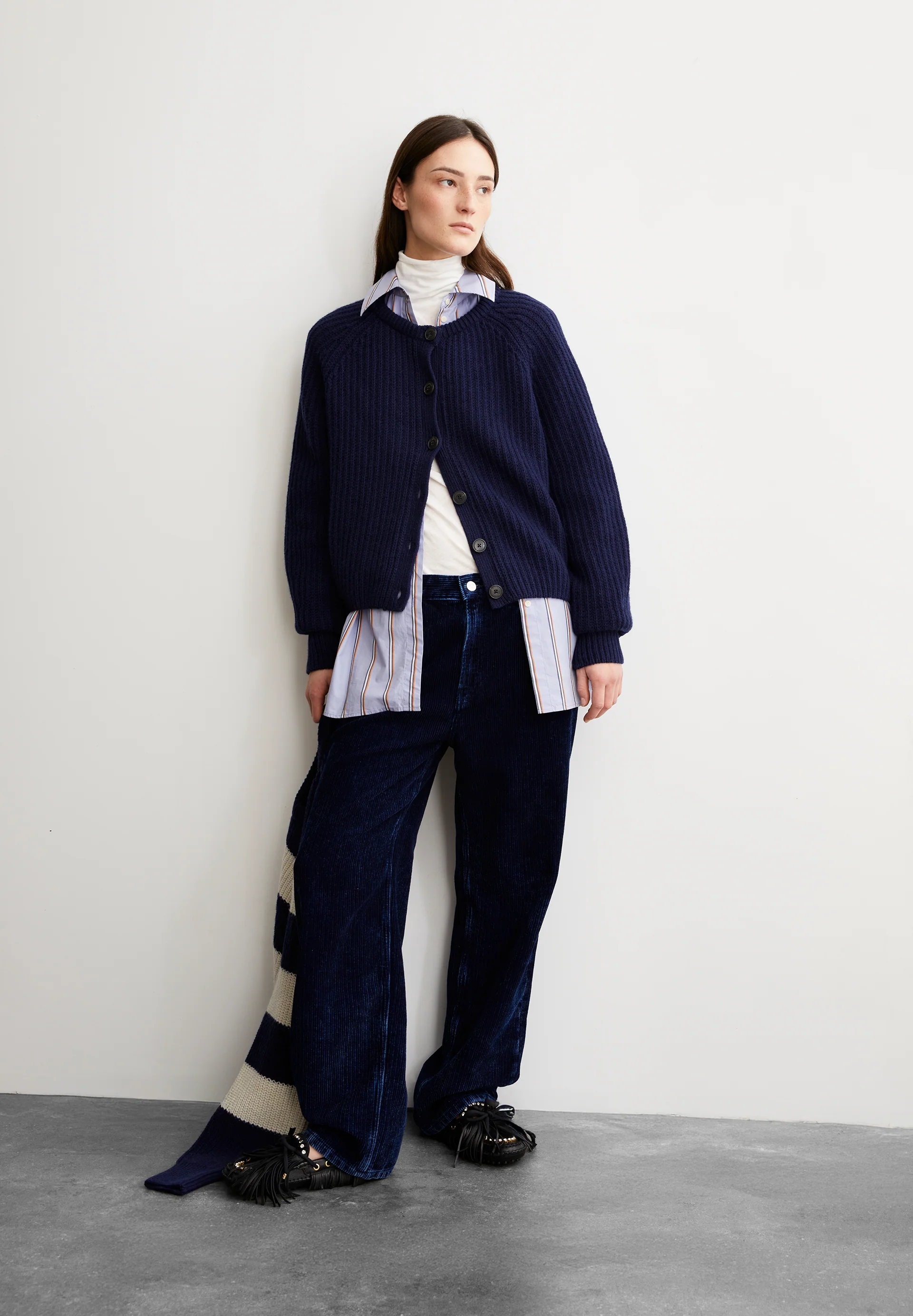 SELMAA Cardigan made of Organic Wool Mix
