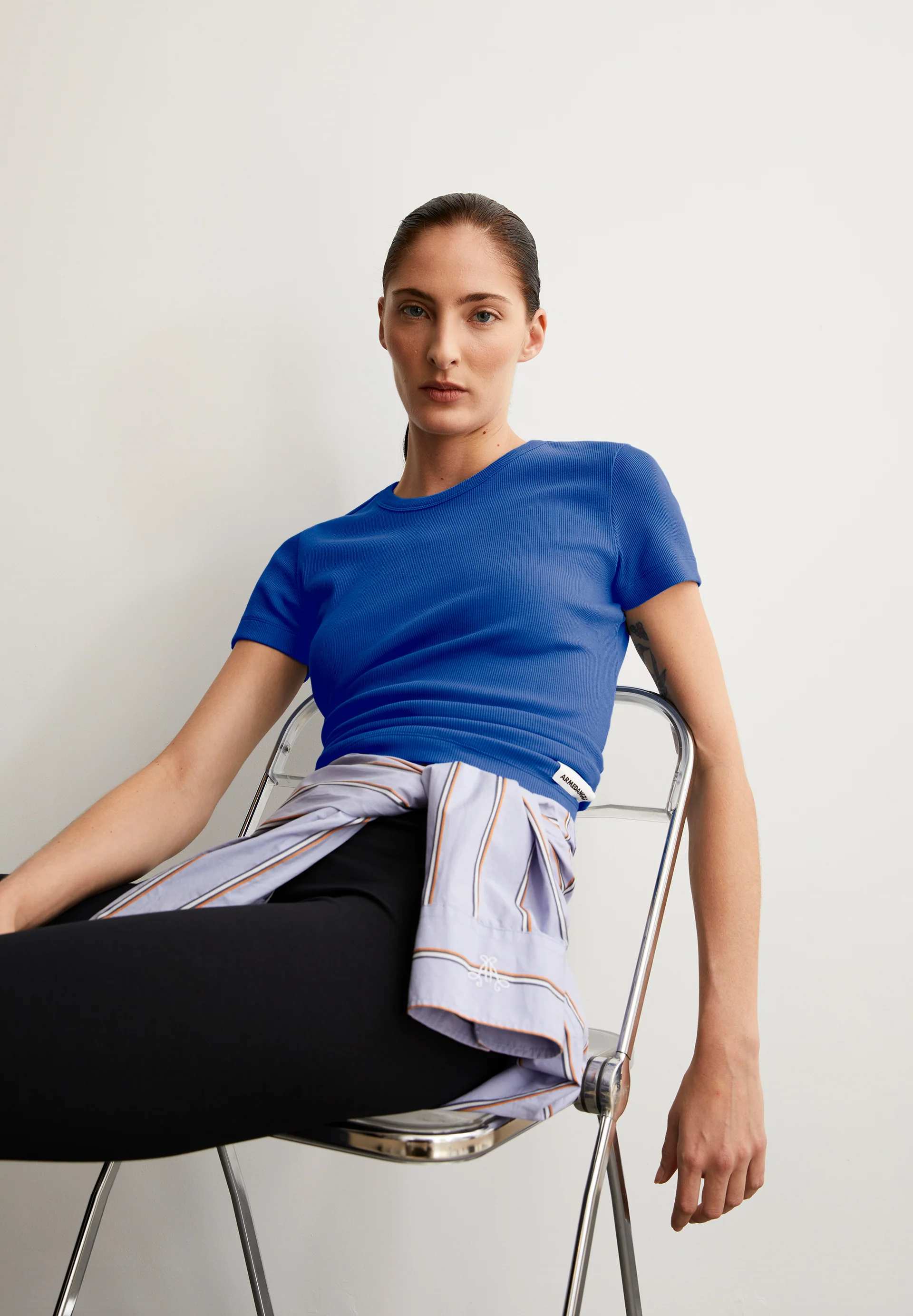 KARDAA Rib-T-Shirt made of Organic Cotton Mix