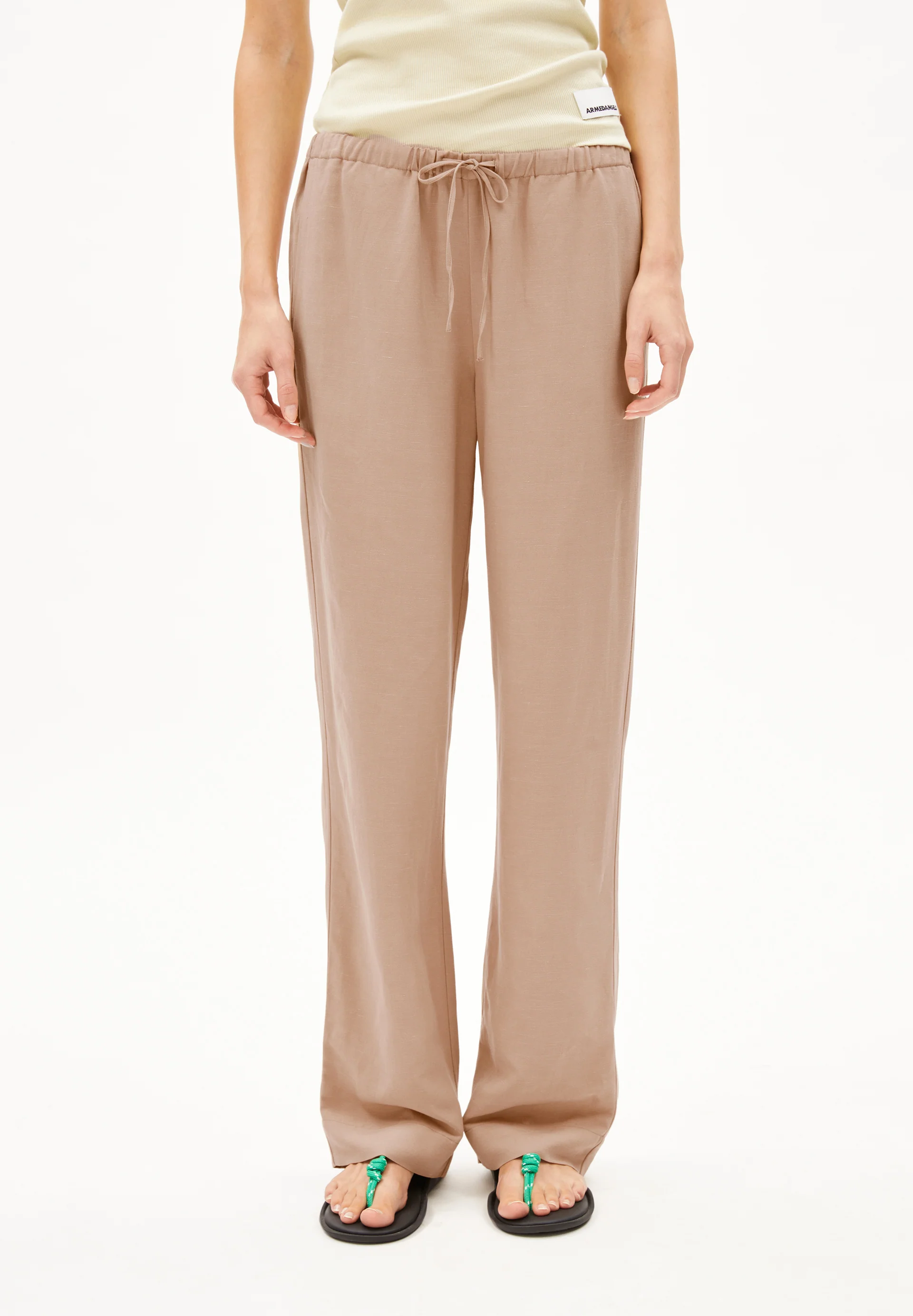 MIOAA LINO Woven Pants made of Linen-Mix