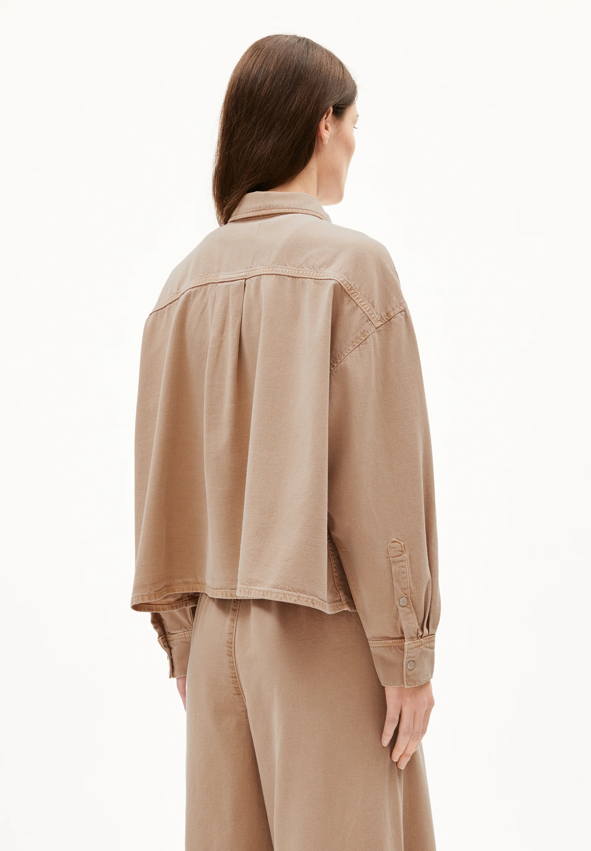 NALAANI Denim Blouse made of Organic Cotton Mix