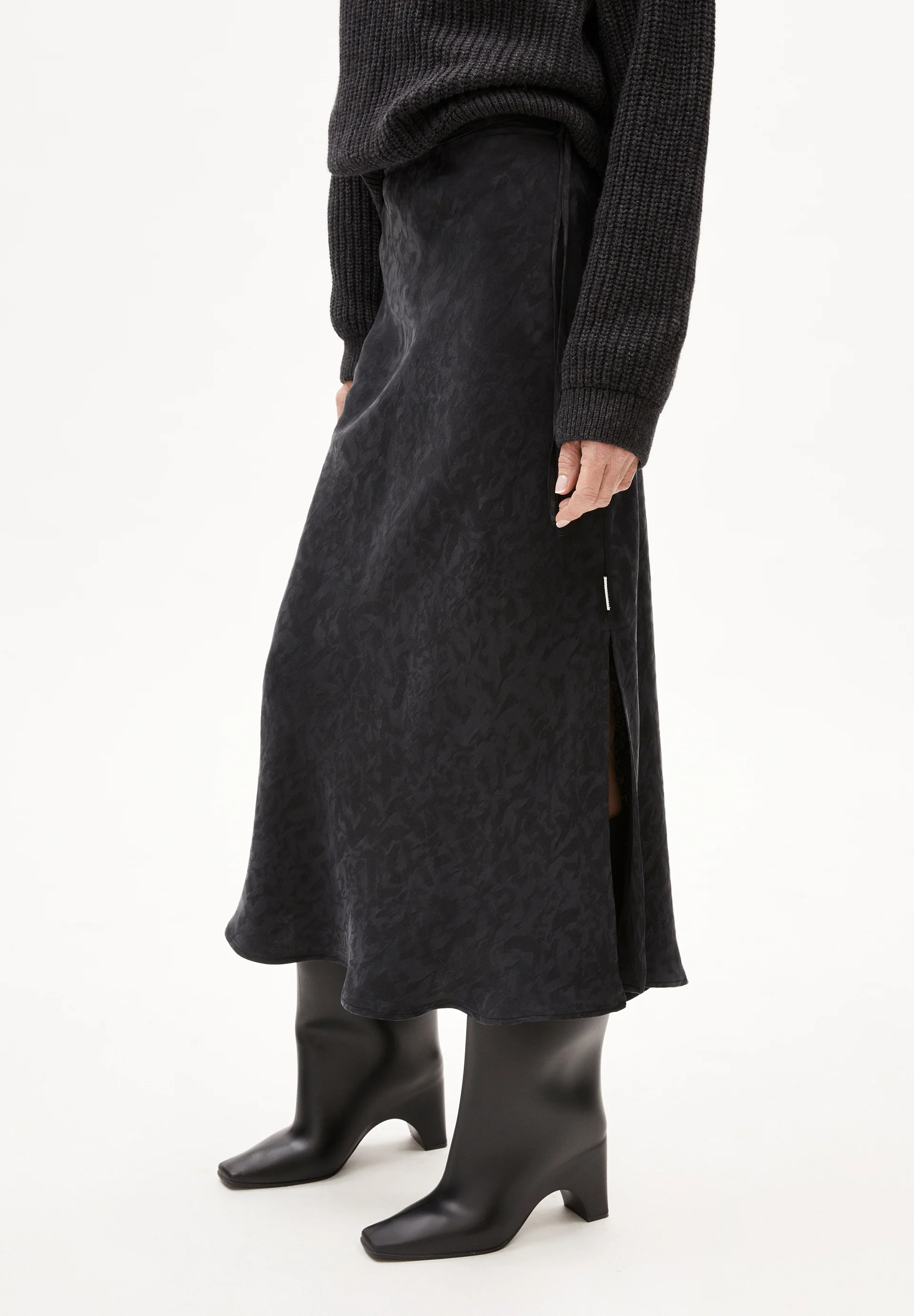 GRAATIA JACQ Woven Skirt Regular Fit made of TENCEL™ Lyocell Mix