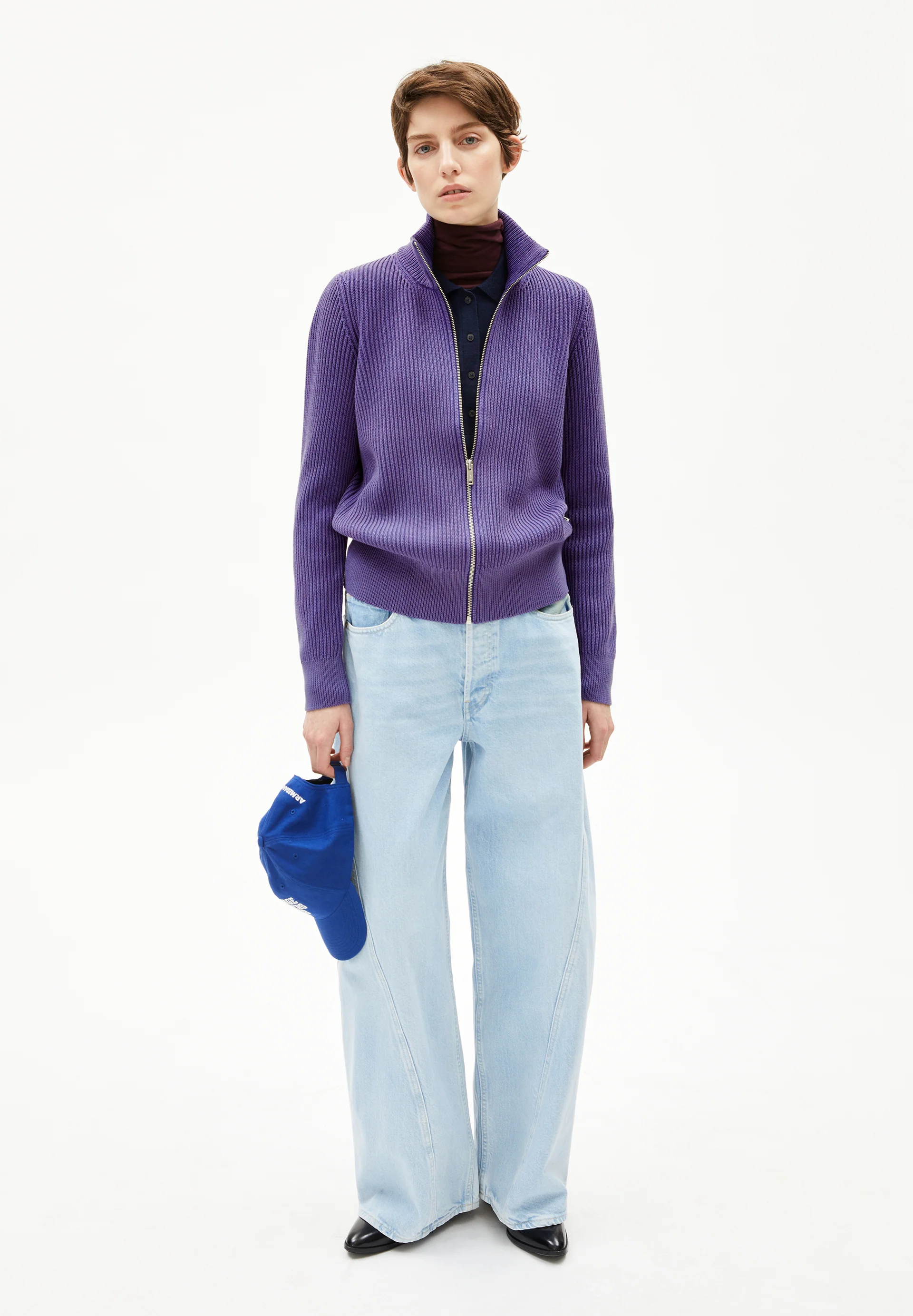 REBECCAA GMT DYE Cardigan made of Organic Cotton
