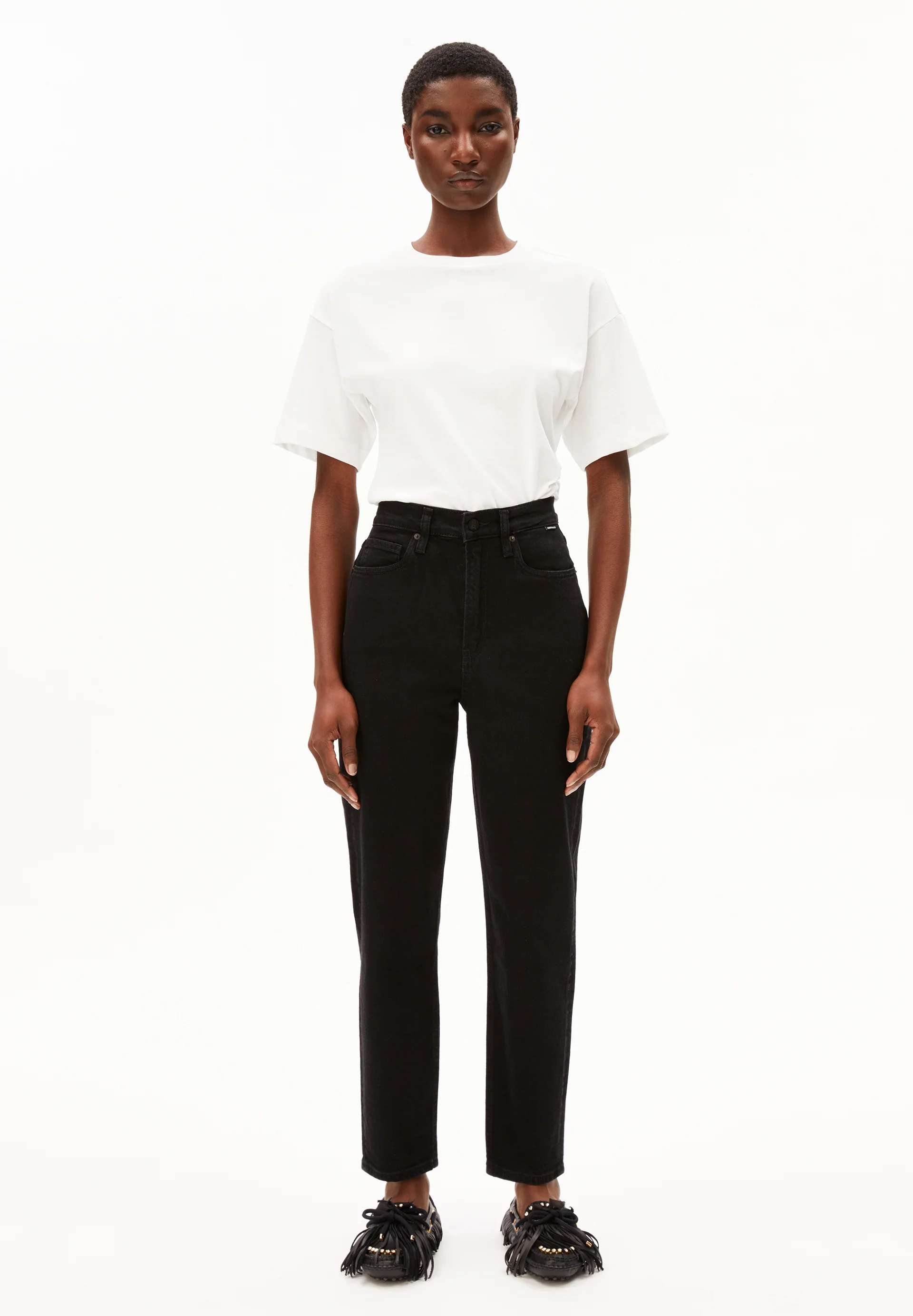 MAIRAA Mom Jeans recycled Cotton Mix Comfort Stretch