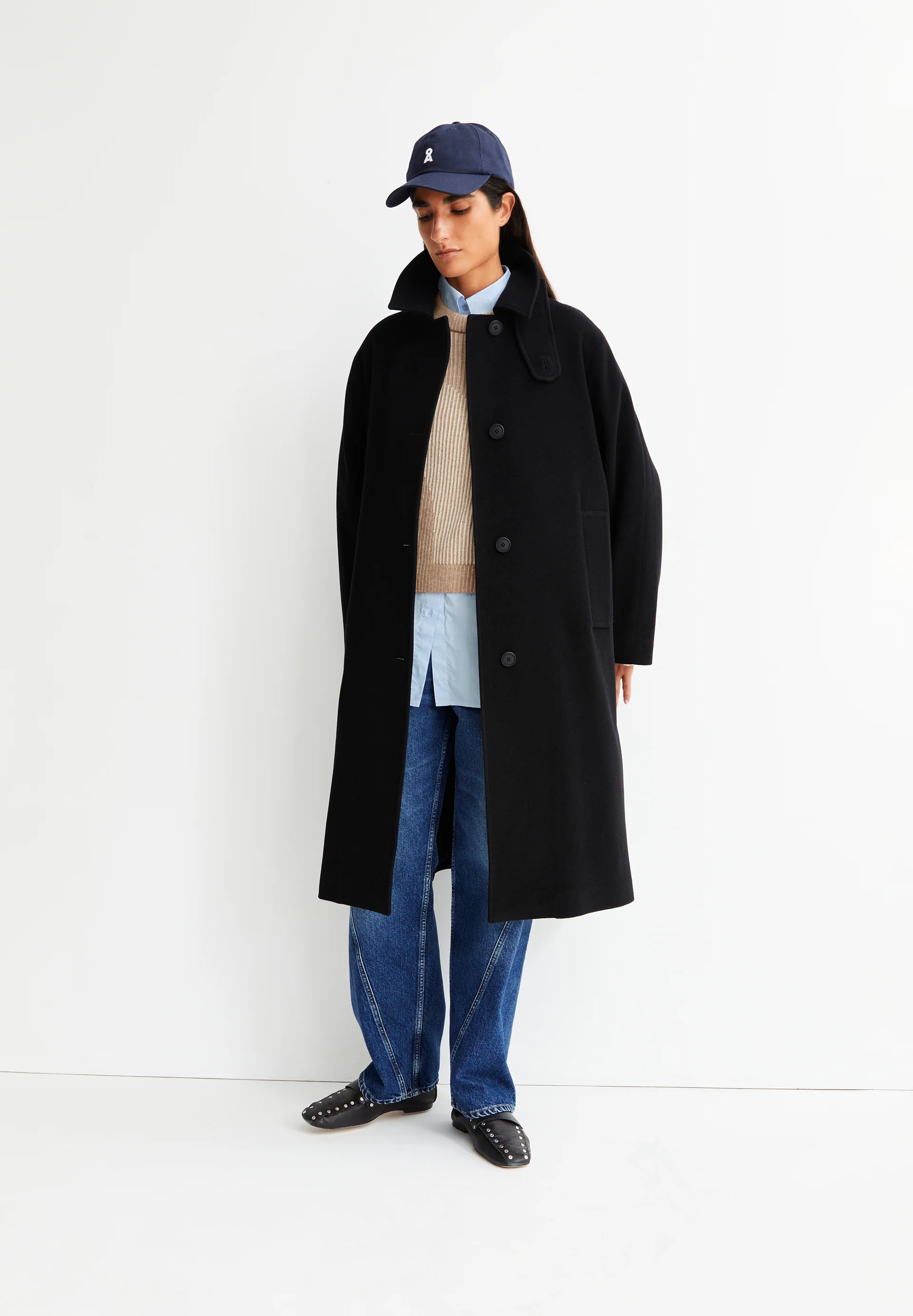 VAANOISE WOOL Coat made of recycled Wool