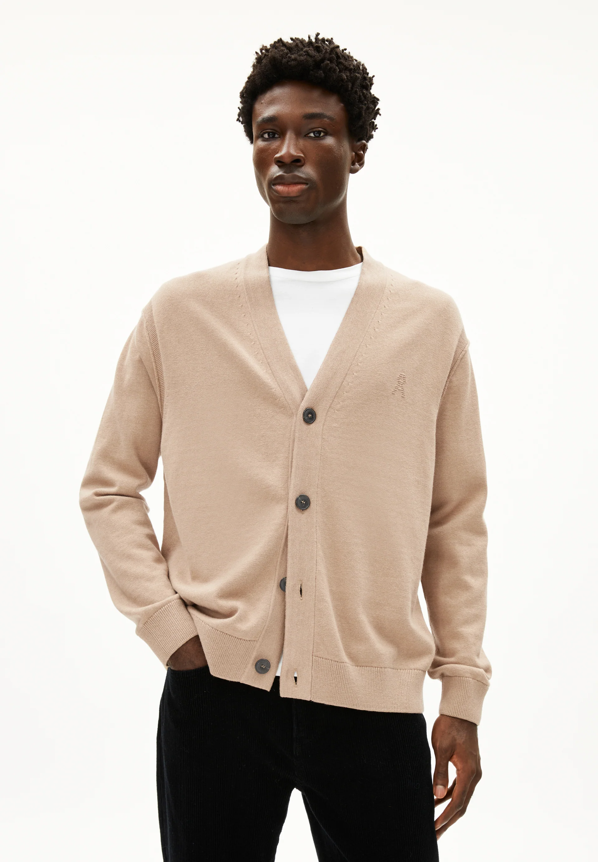 AANATOL Cardigan made of Organic Wool Mix