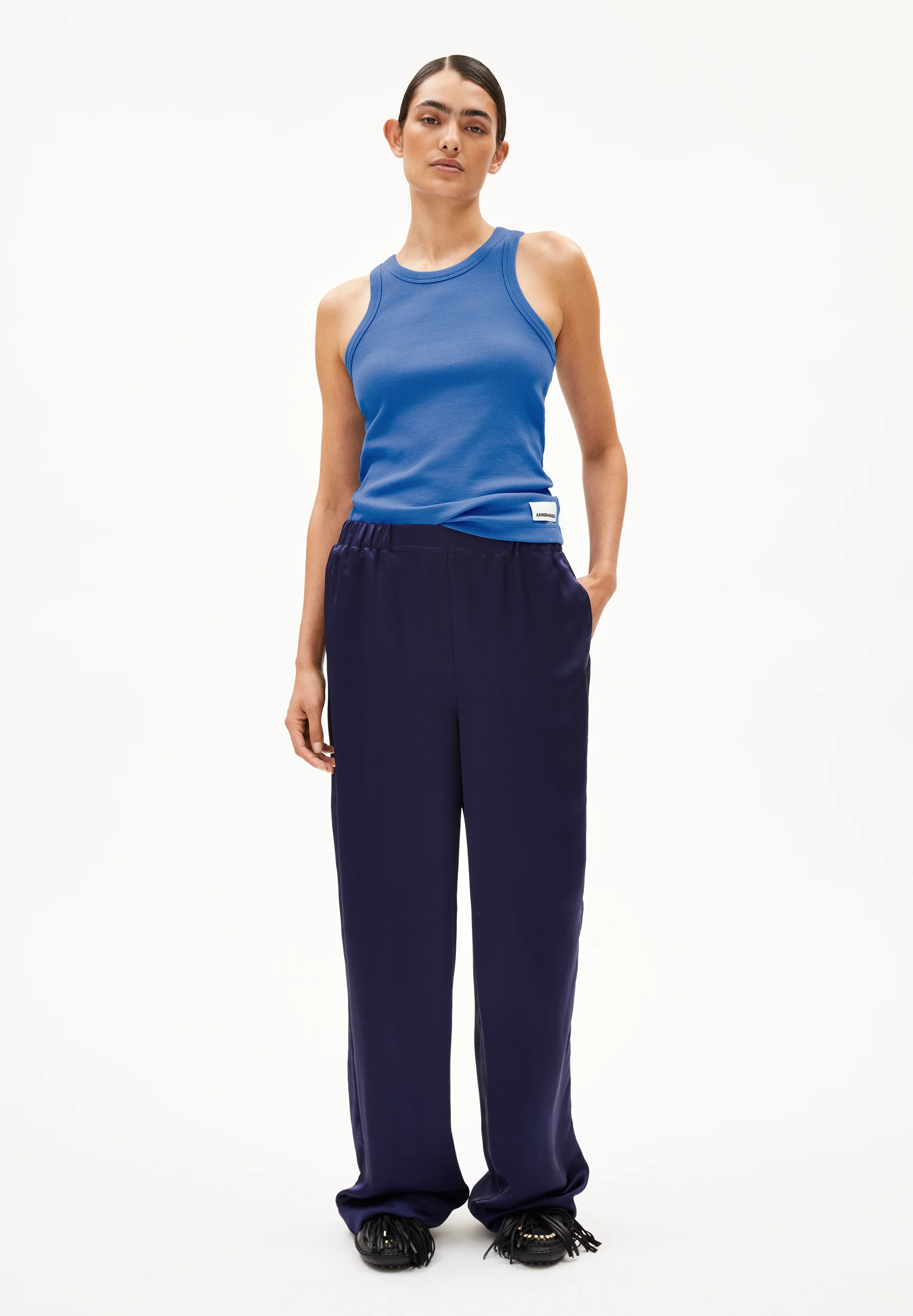 KANITAA Organic cotton mix ribbed top