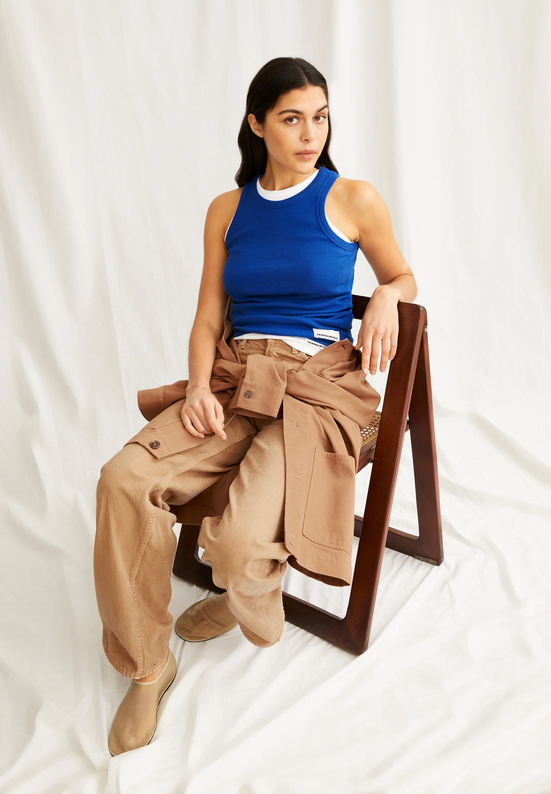 KANITAA Organic cotton mix ribbed top