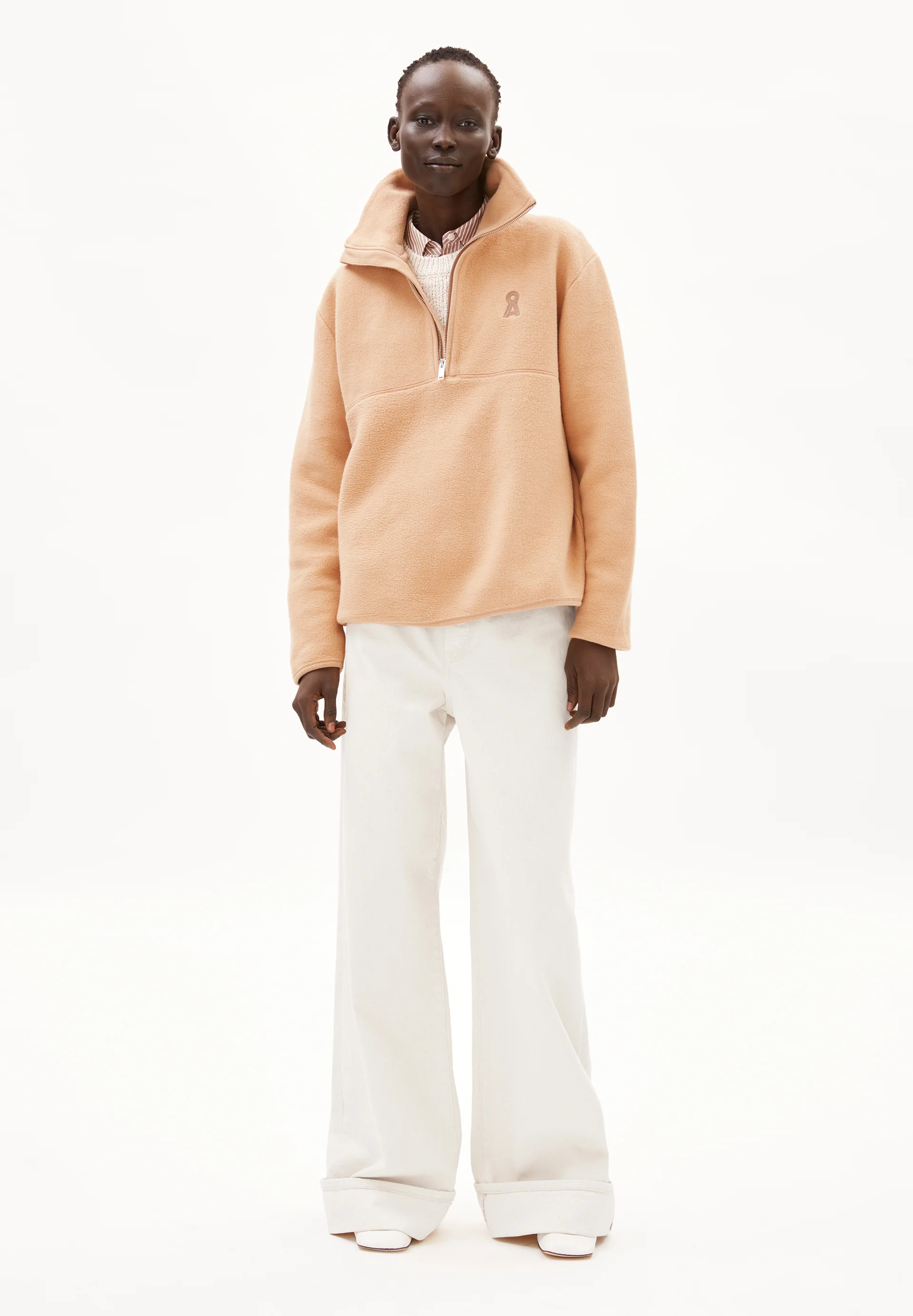 HAARLEENAA COTTON FLEECE Fleece-Sweatshirt made of Organic Cotton