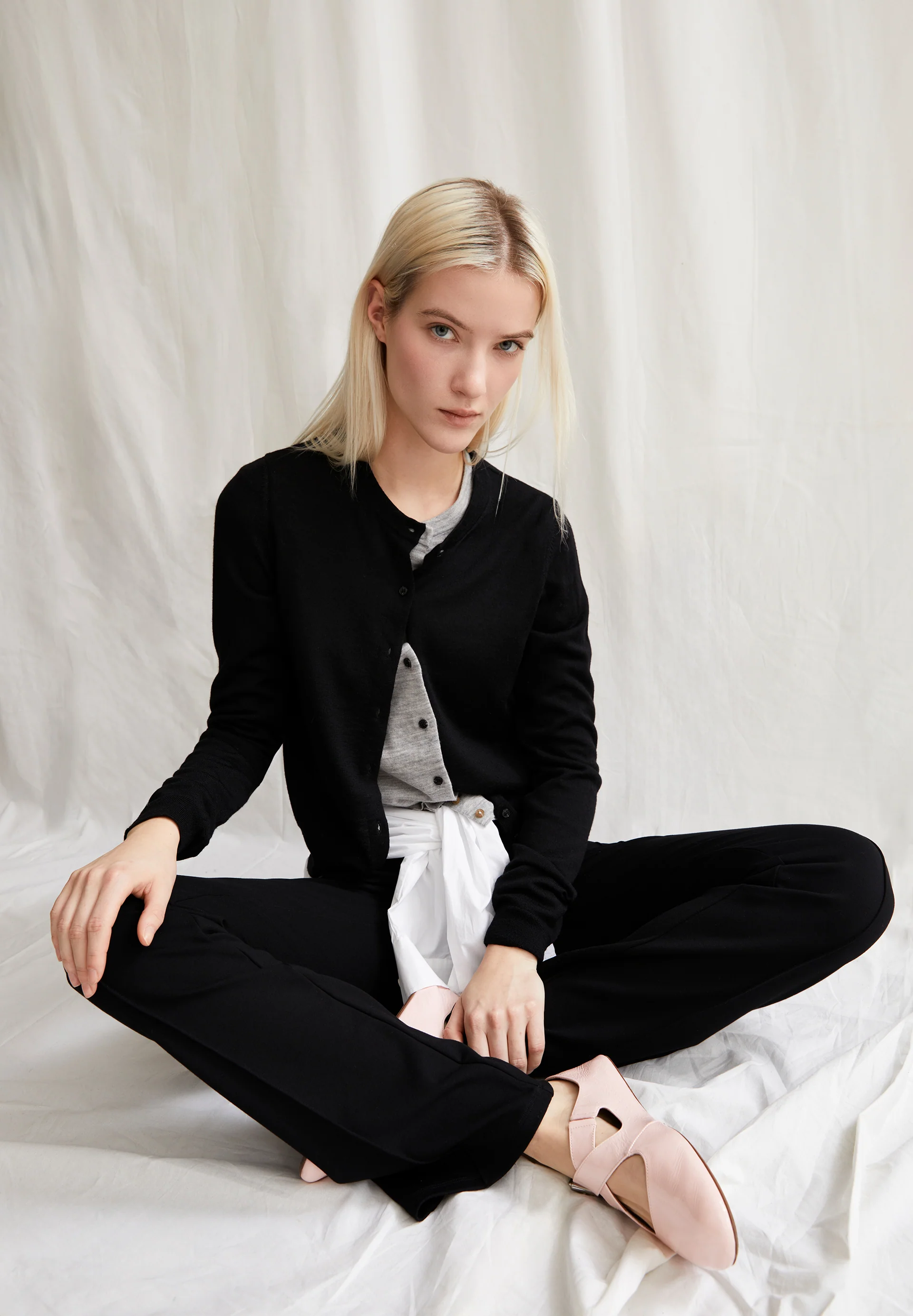 OPHALIAA MERINO Cardigan made of Merino Wool