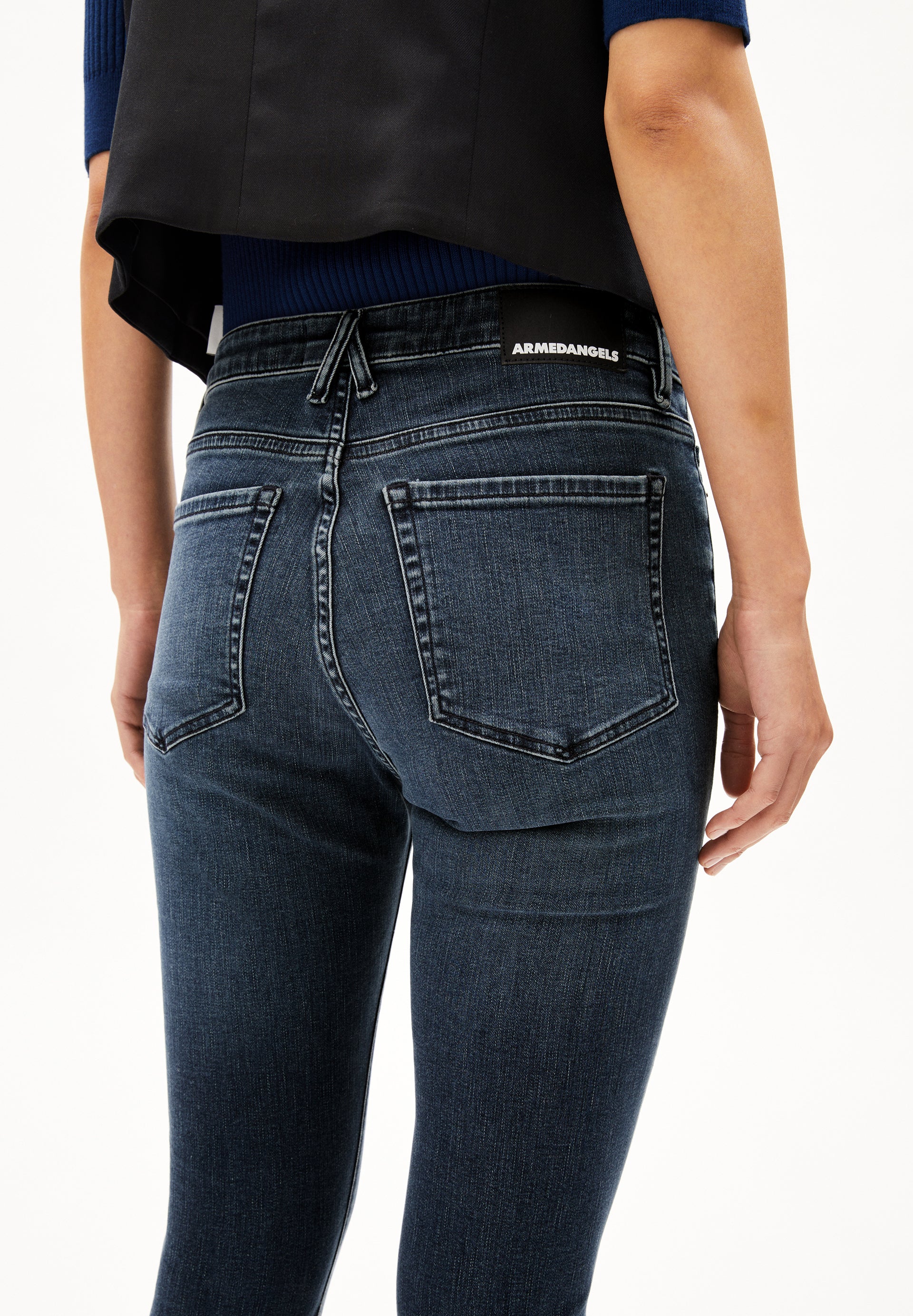 TILLAA Skinny Jeans Mid Waist Organic Cotton Mix X-Stretch