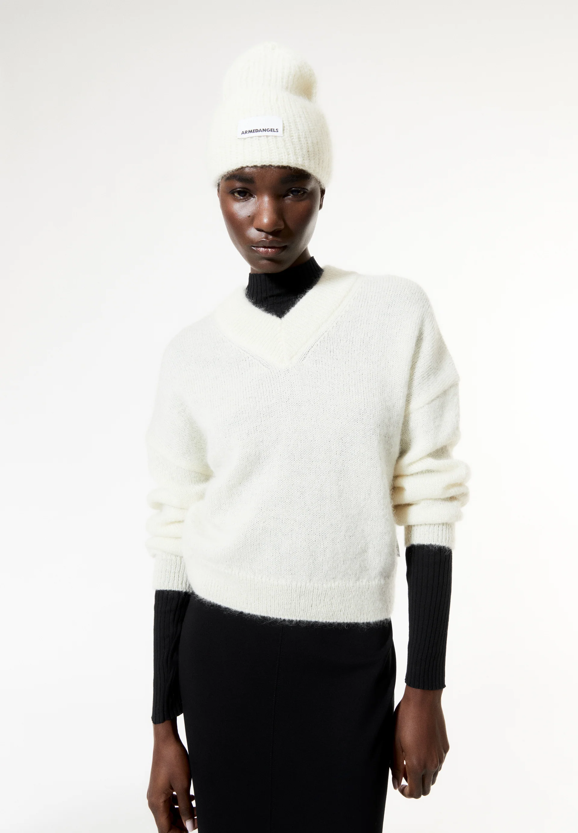 ALBASAA MOHAIR Sweater Oversized Fit made of Mohair Wool Mix