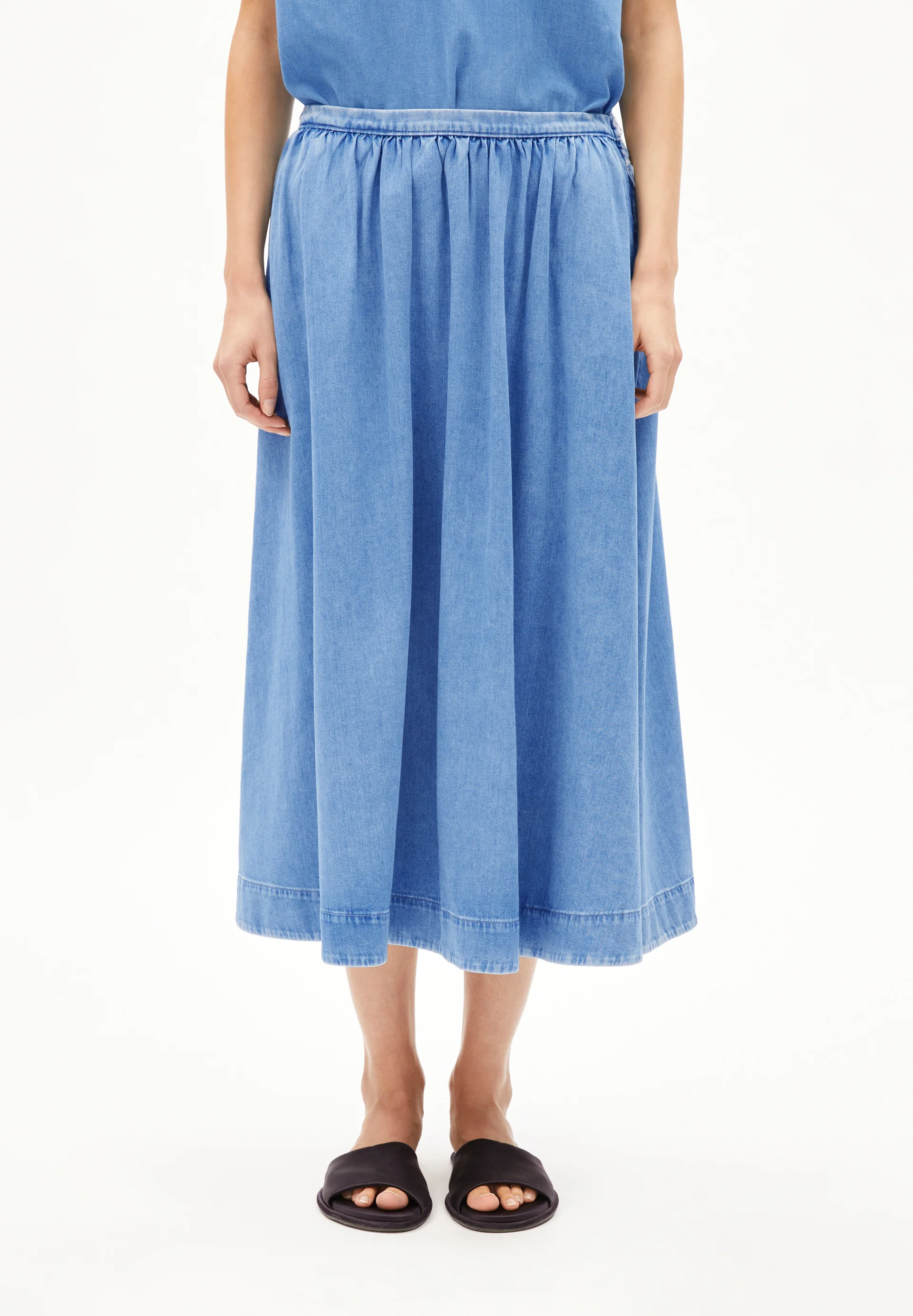 KENDRAA Denim Skirt made of Organic Cotton Mix