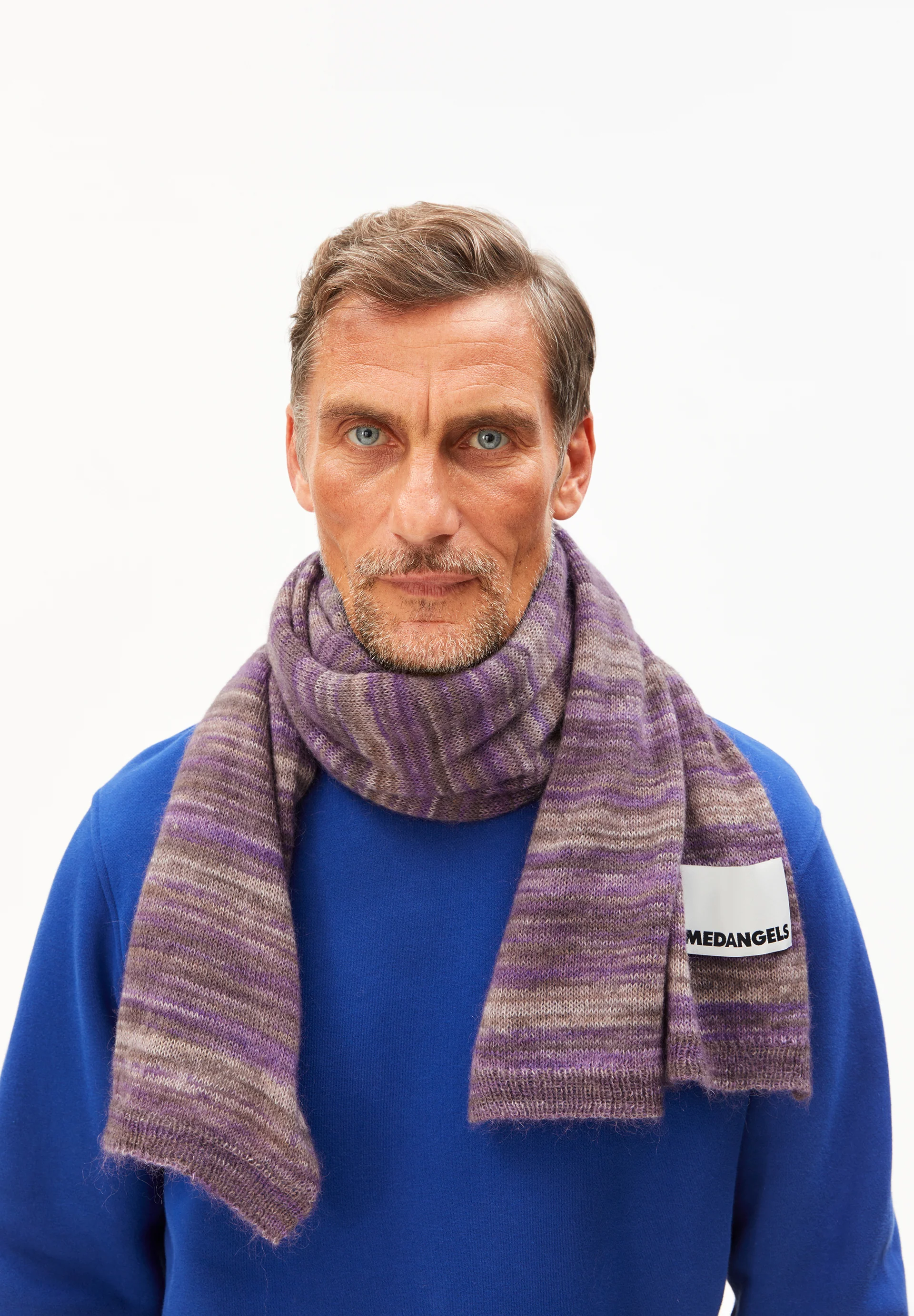 YUKINAA STAMPATO Scarf made of Mohair Wool Mix
