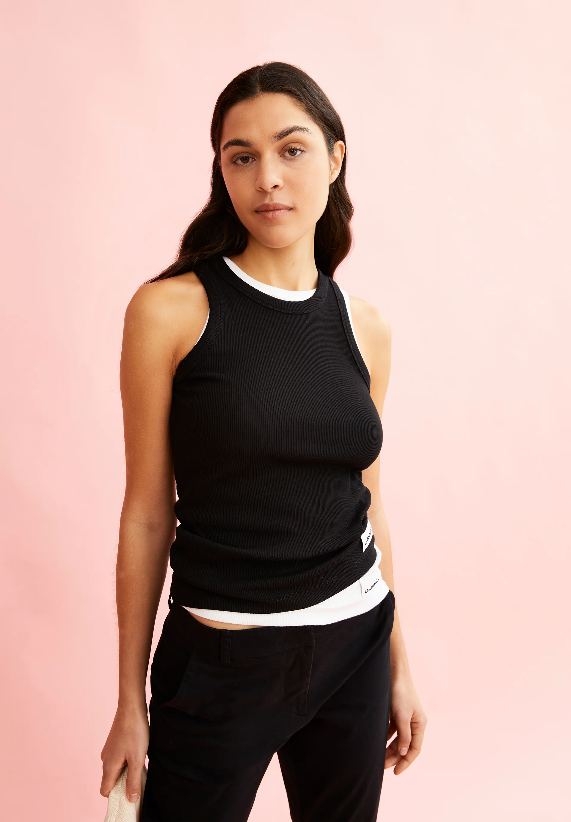 KANITAA Organic cotton mix ribbed top
