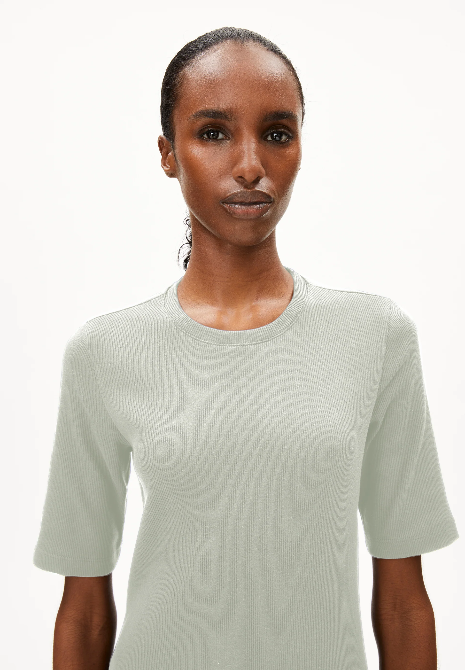 SEHAARAA Rib-Jersey Dress made of Organic Cotton Mix