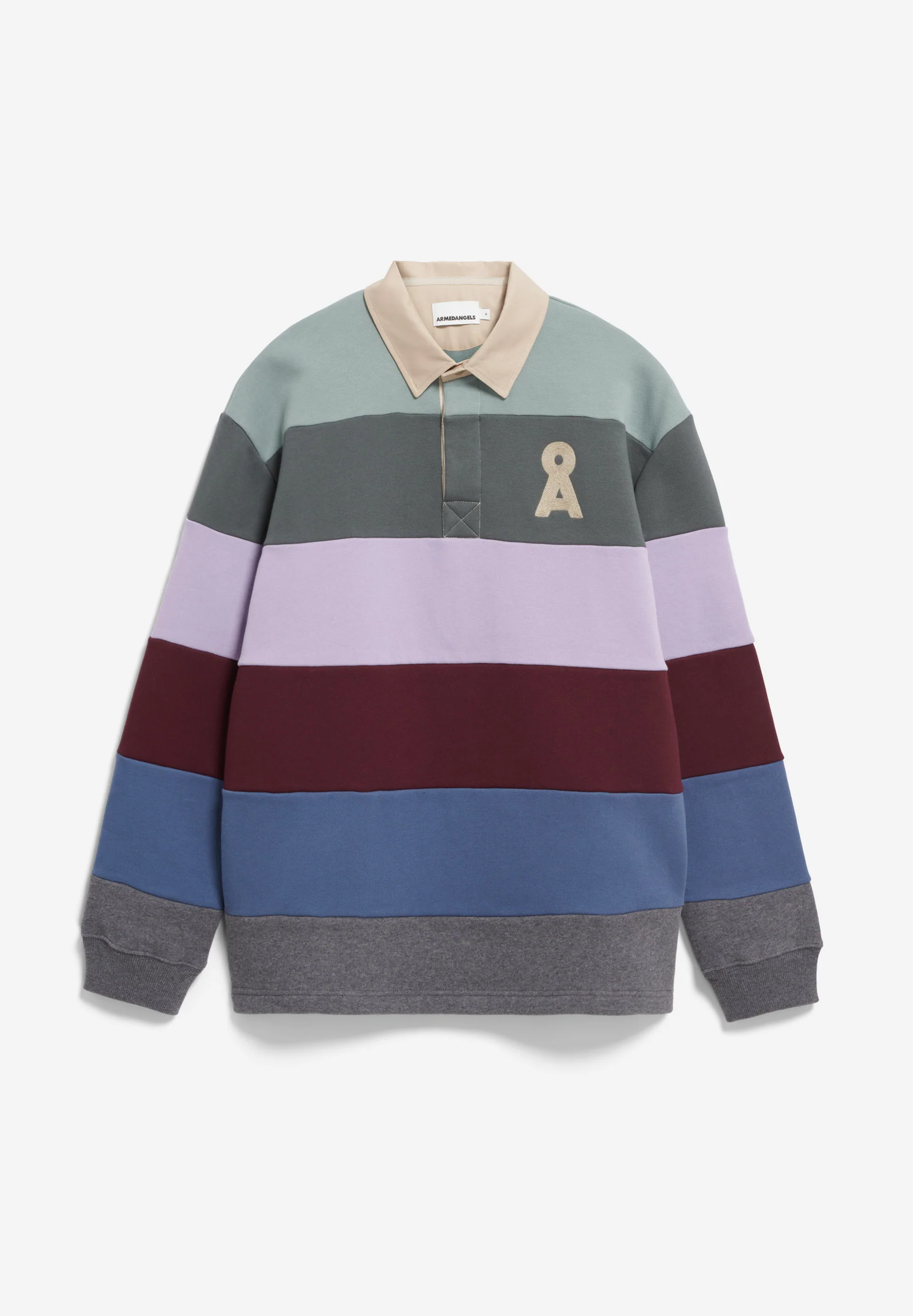 AADRU LS RUGBY FLEECE Sweatshirts made from organic cotton