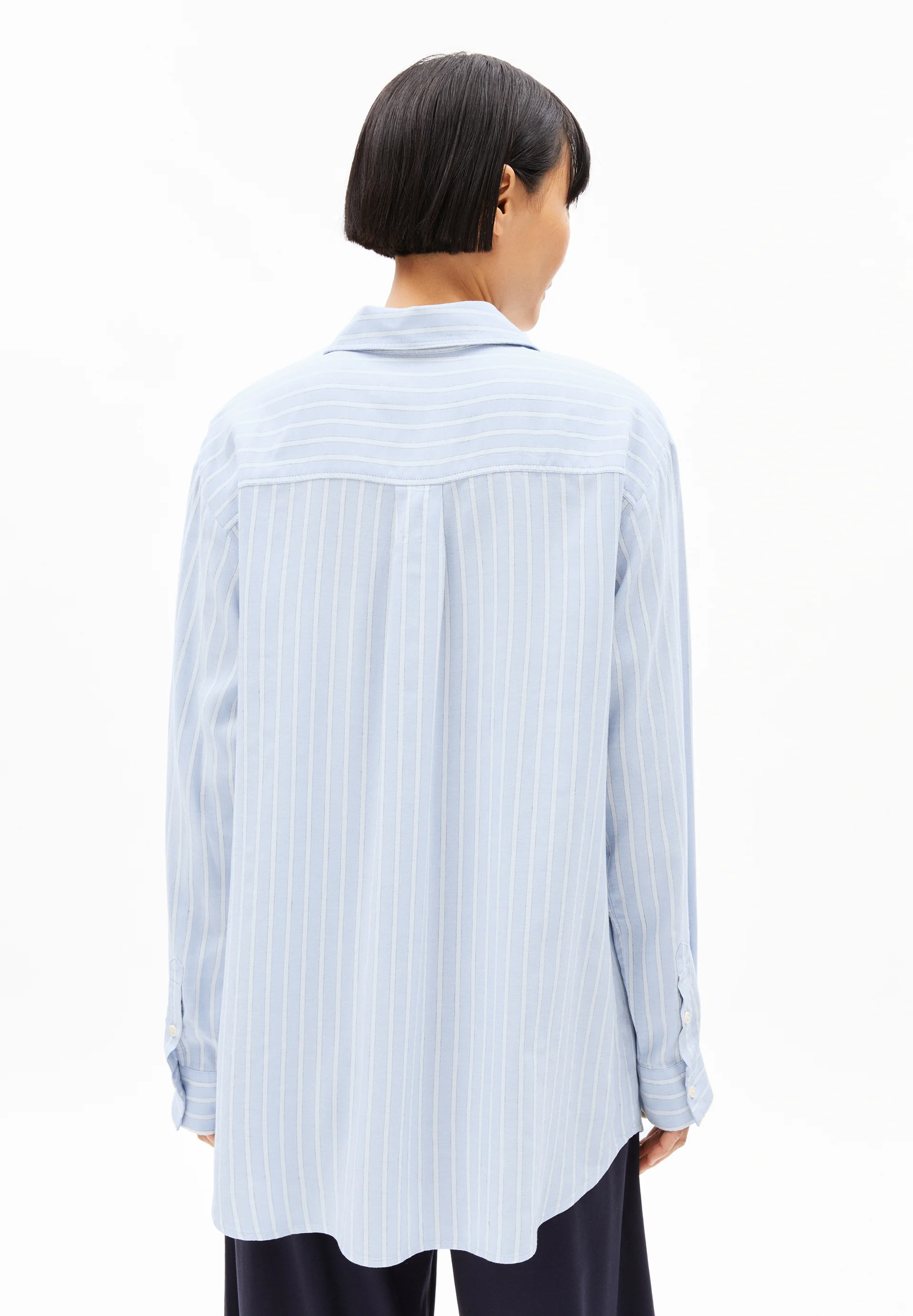 MAALGAA LINO STRIPED Blouse made of Linen-Mix