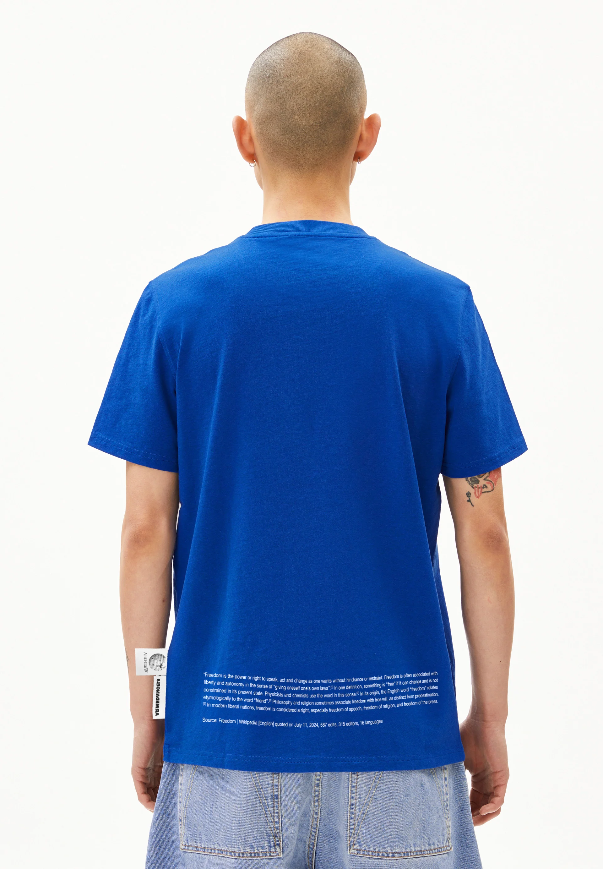 MAARKOS WIKIPEDIA Heavyweight T-Shirt made of recycled Cotton