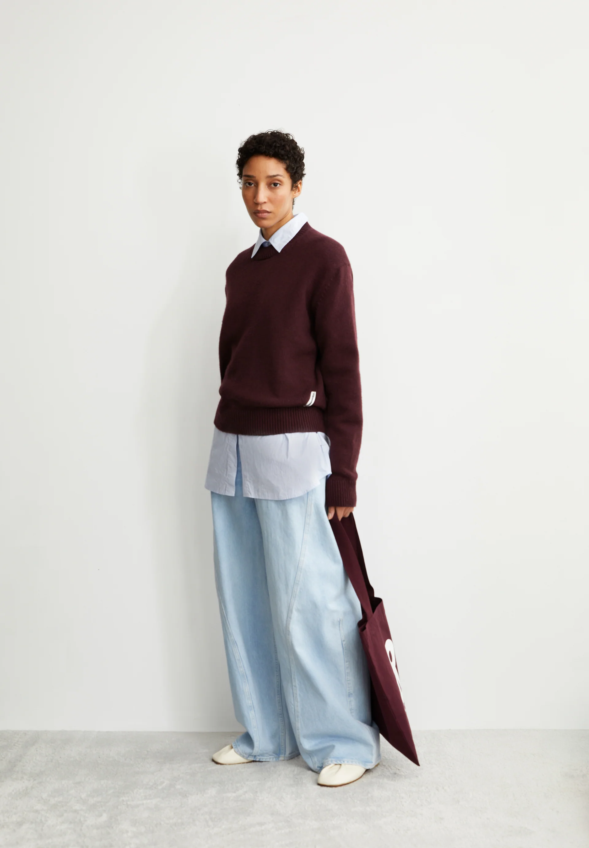 BALBAA Jumper made from an organic wool blend