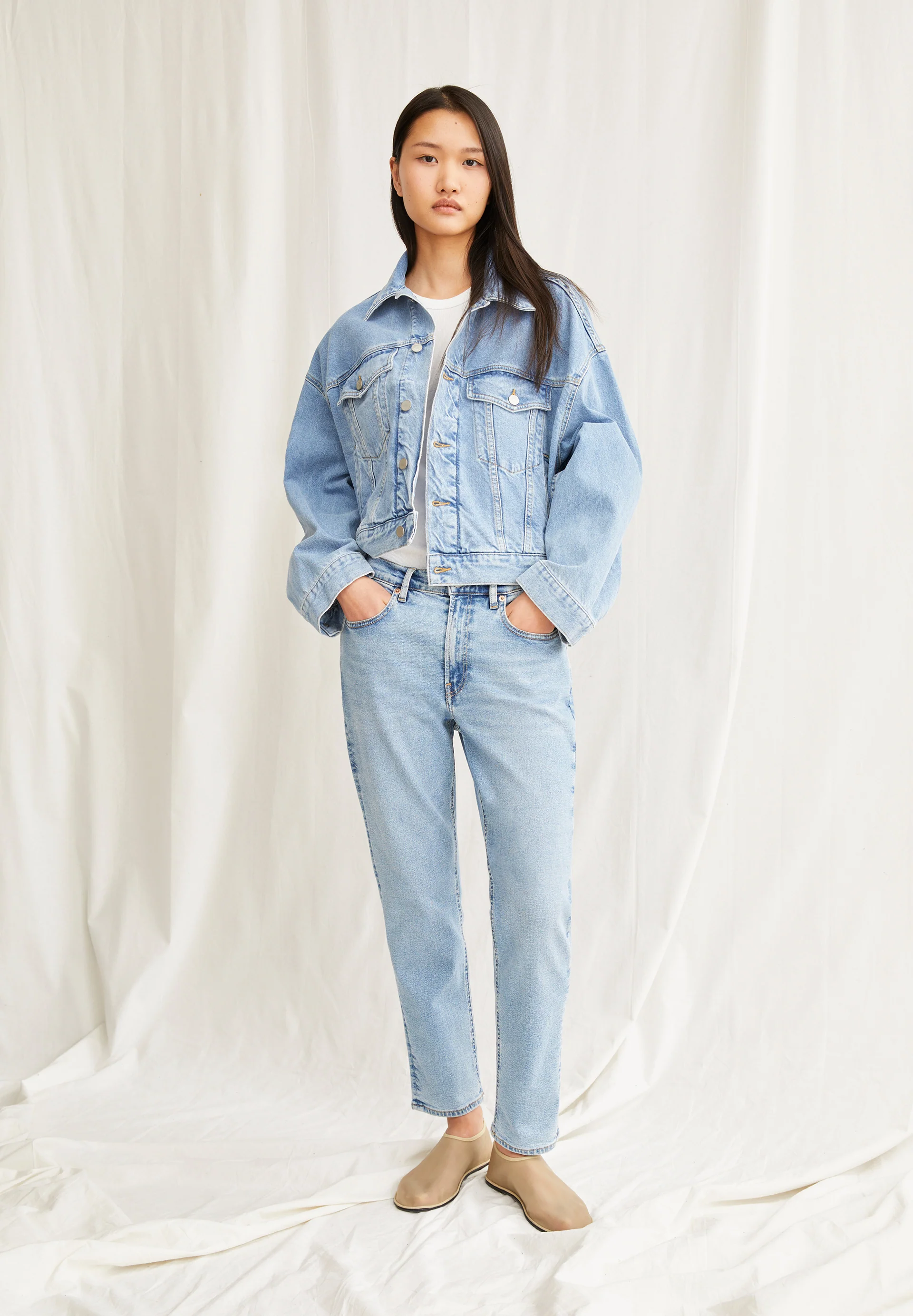 CAYAA TARPA Boyfriend Jeans recycled Cotton Mix Comfort Stretch