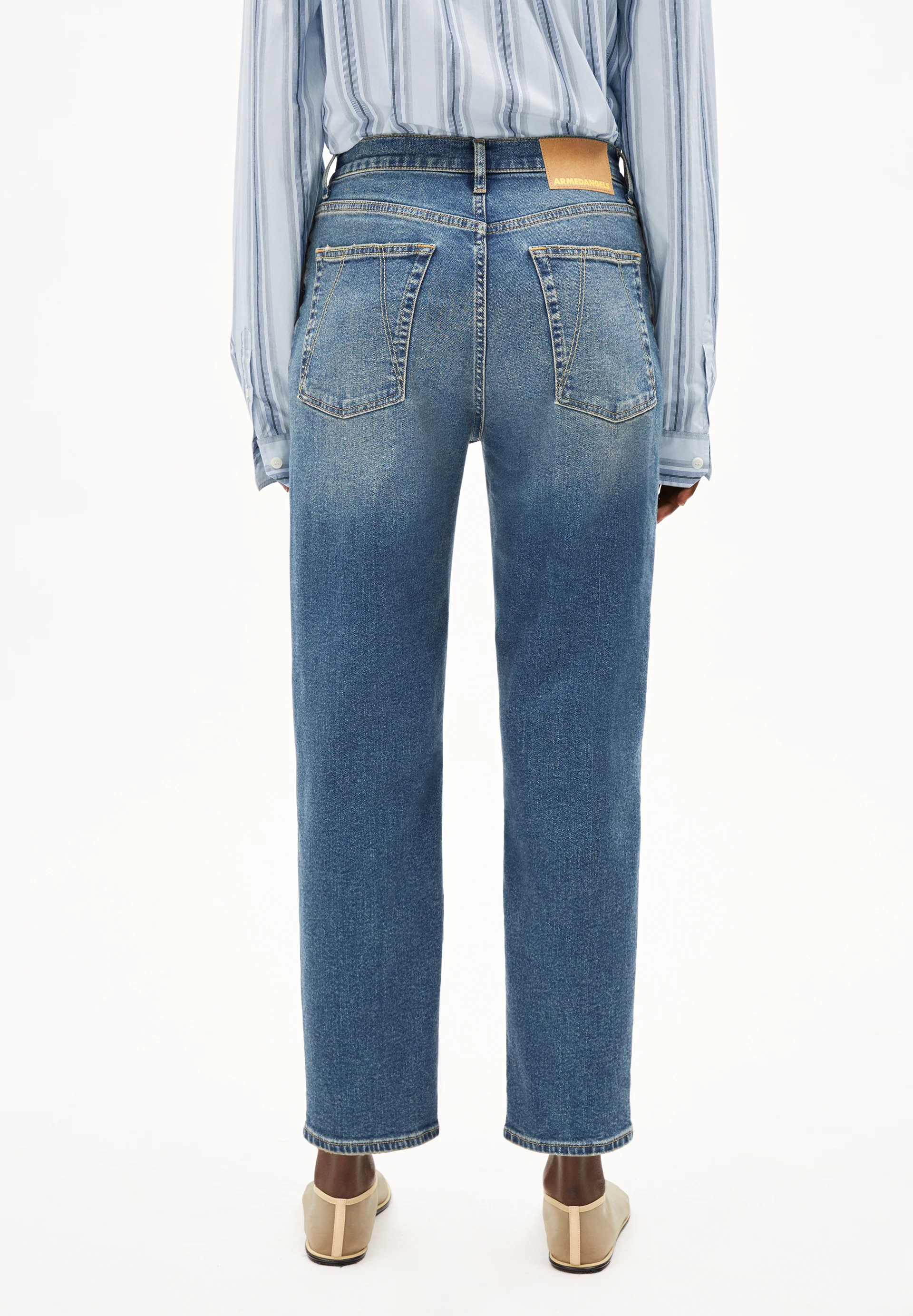 MAIRAA Mom Jeans recycled Cotton Mix Comfort Stretch